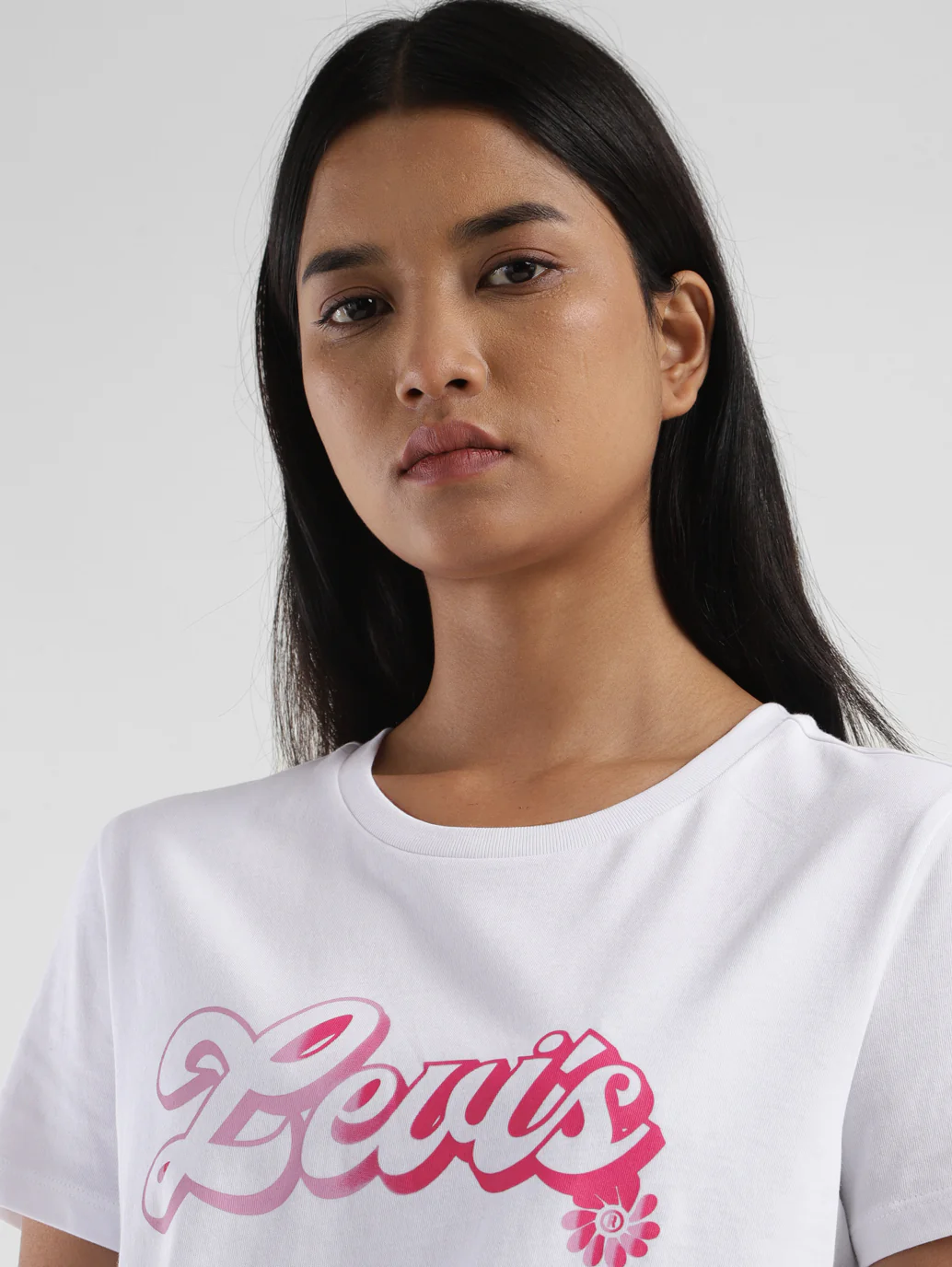 Women's Brand Logo Crew Neck T-Shirt - Image 4