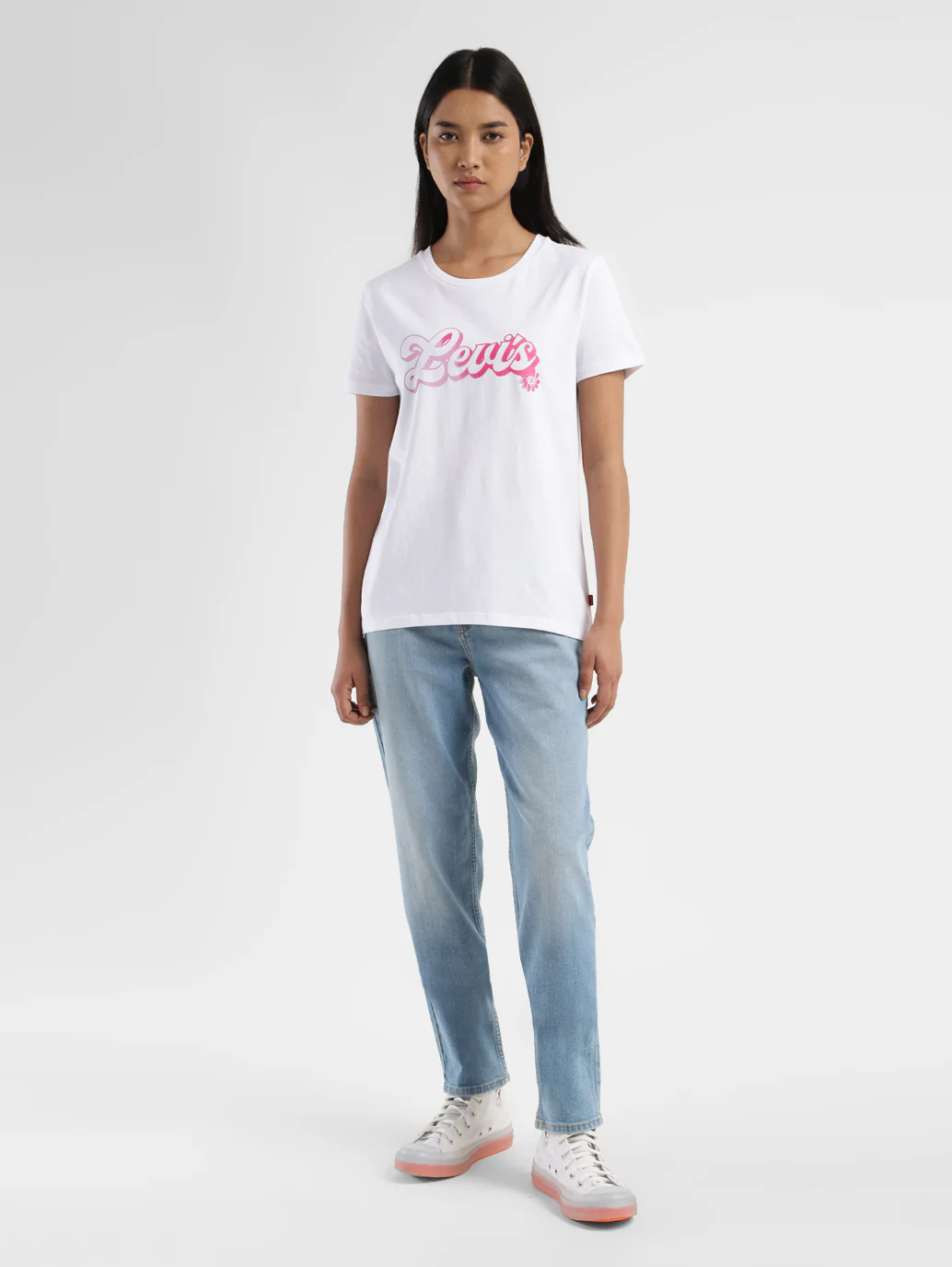 Women's Brand Logo Crew Neck T-Shirt - Image 6