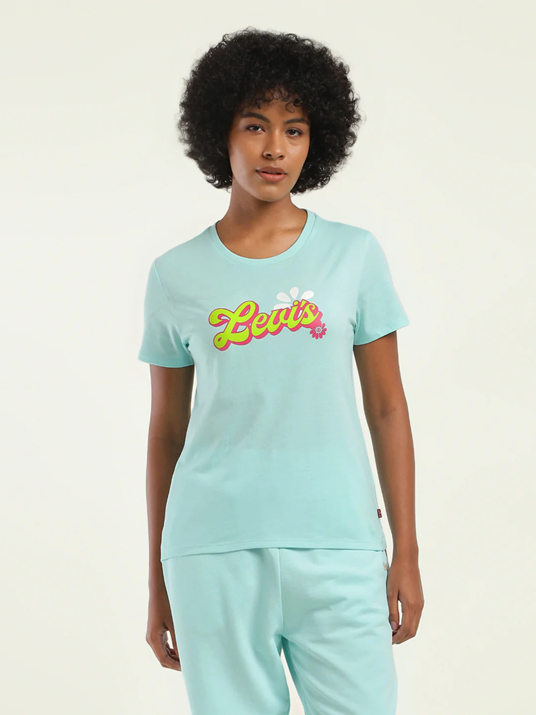 Women's Brand Logo Crew Neck T-Shirt - Image 2