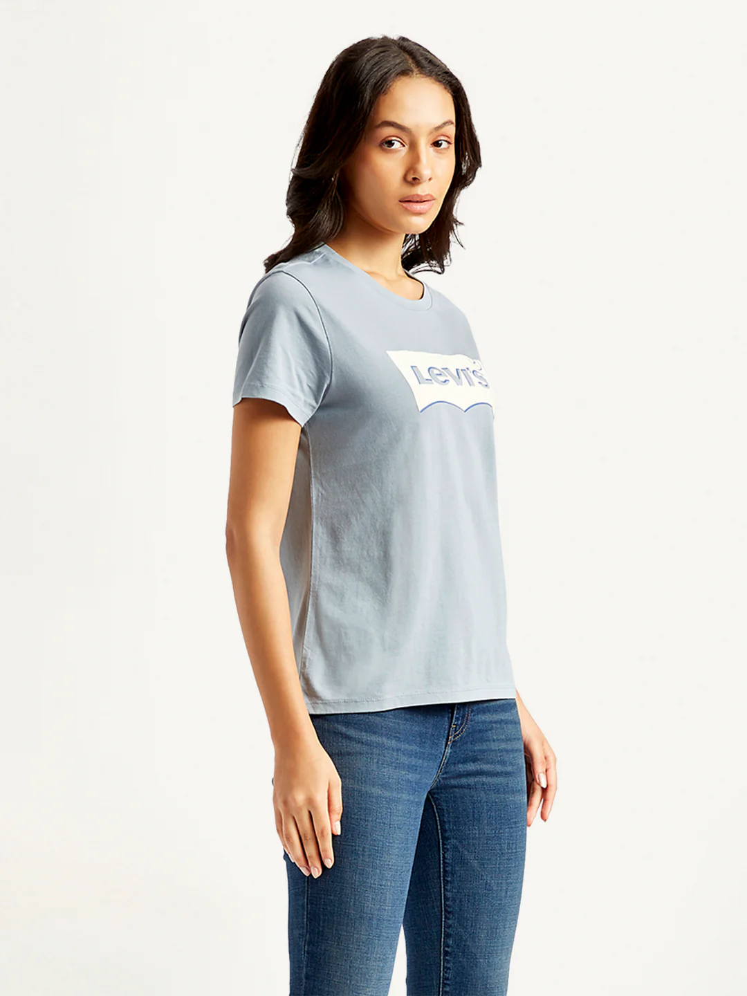 Women's Brand Logo Crew Neck T-shirt - Image 4