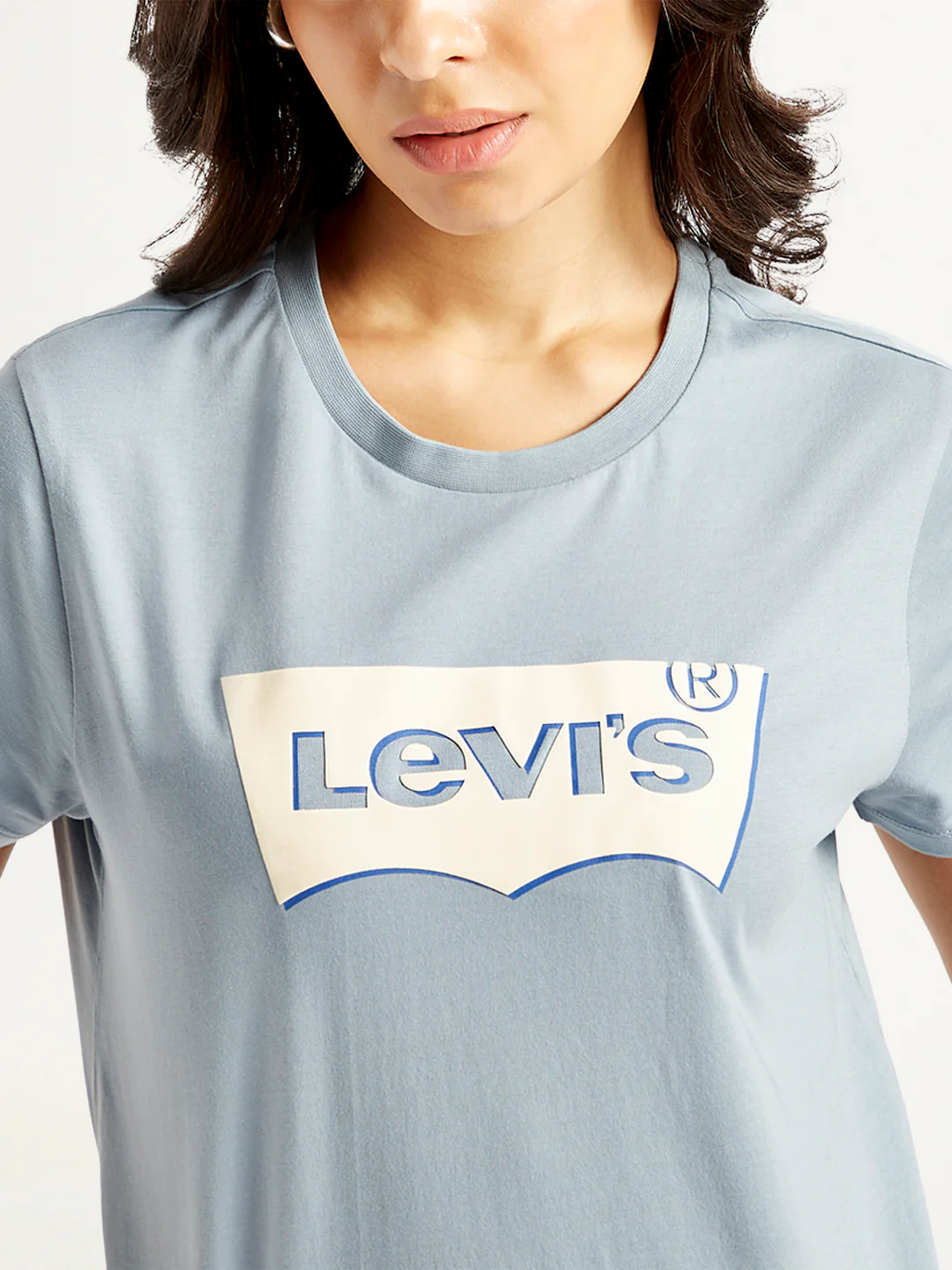 Women's Brand Logo Crew Neck T-shirt - Image 5