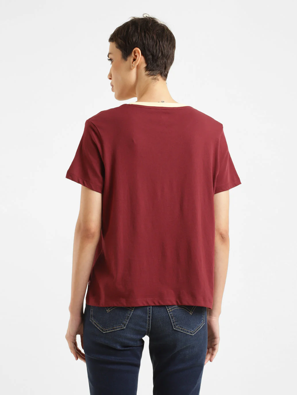 Women's Brand Logo Crew Neck T-shirt - Image 3