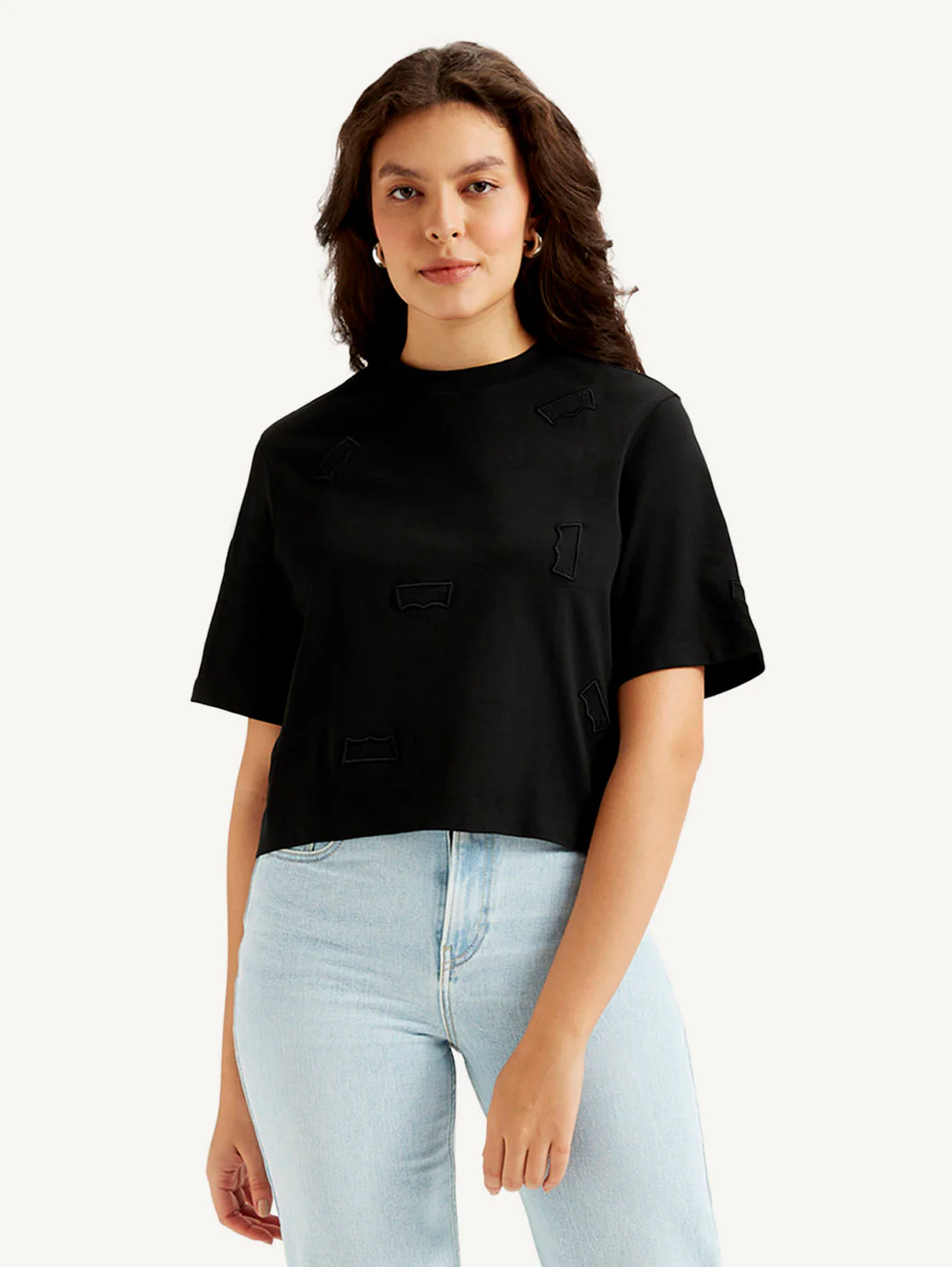 Women's Brand Logo Crew Neck T-shirt - Image 3