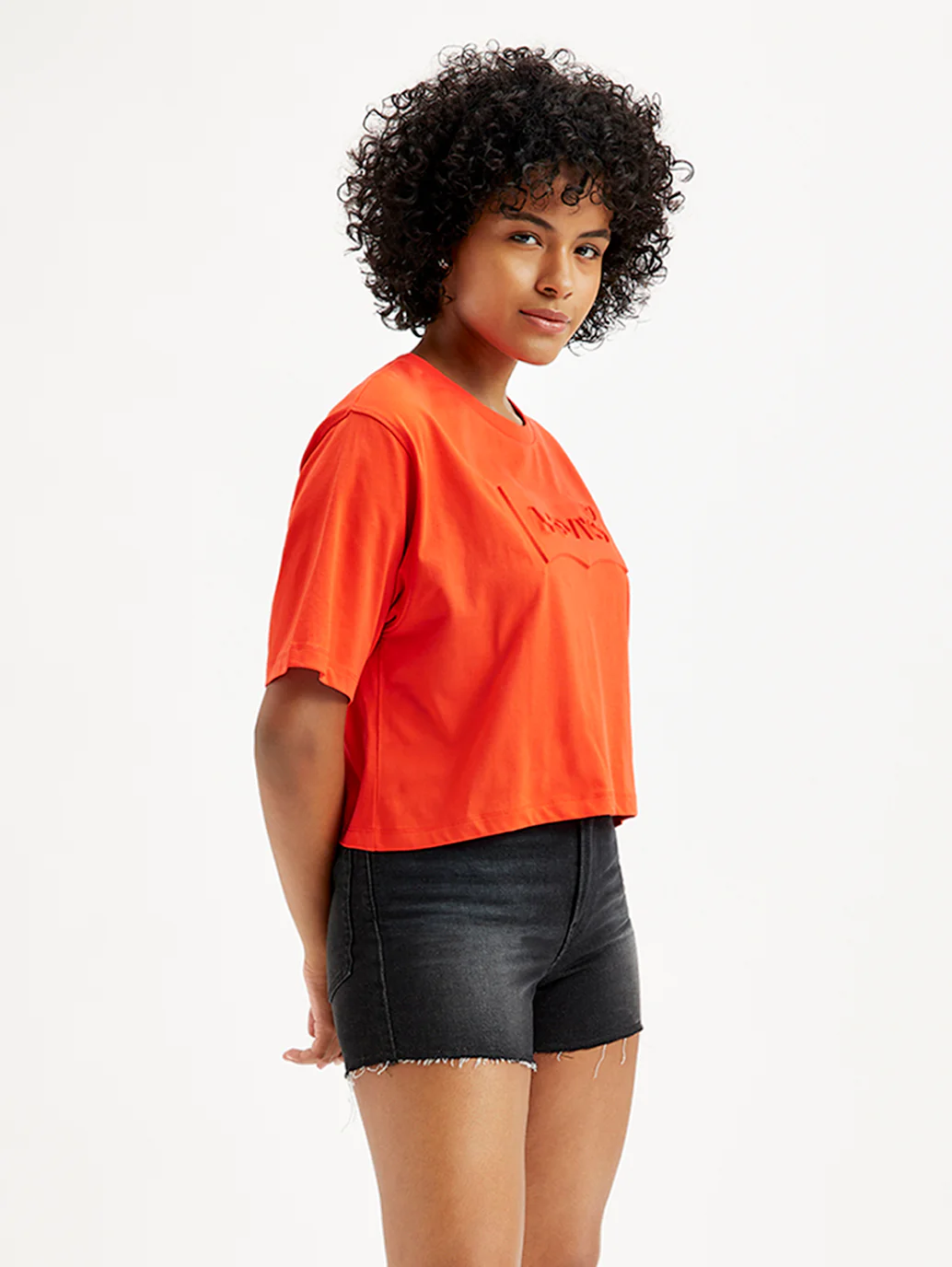 Women's Brand Logo Loose Fit T-Shirt - Image 3
