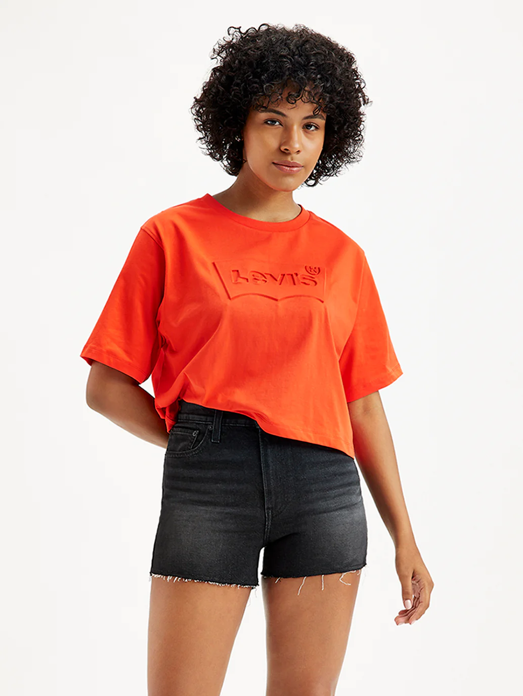 Women's Brand Logo Loose Fit T-Shirt - Image 4