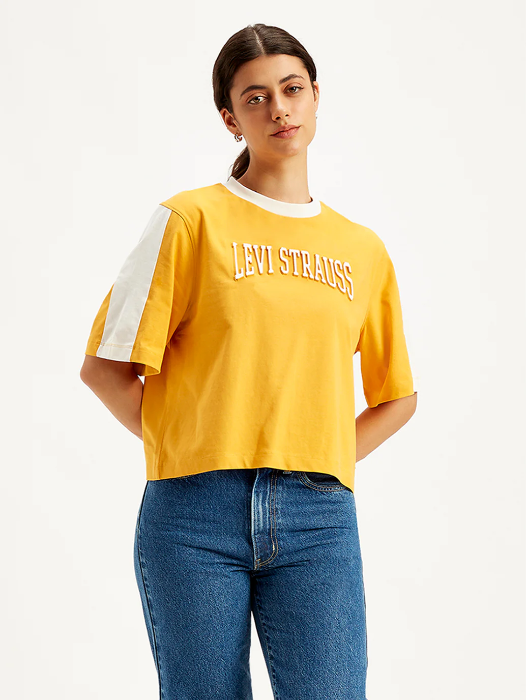 Women's Brand Logo Loose Fit T-Shirt - Image 4