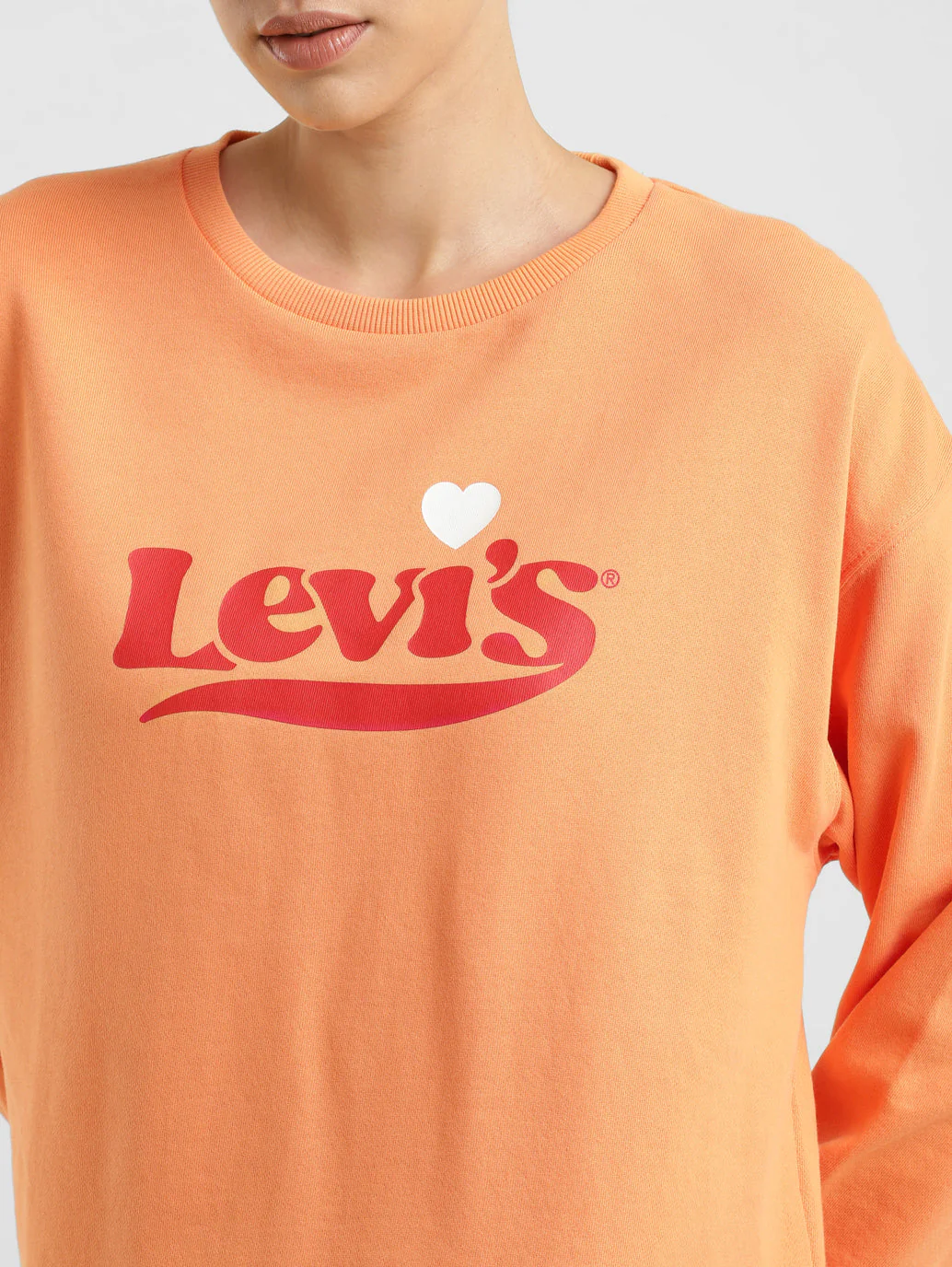 Women's Brand Logo Crew Neck Sweatshirt - Image 5