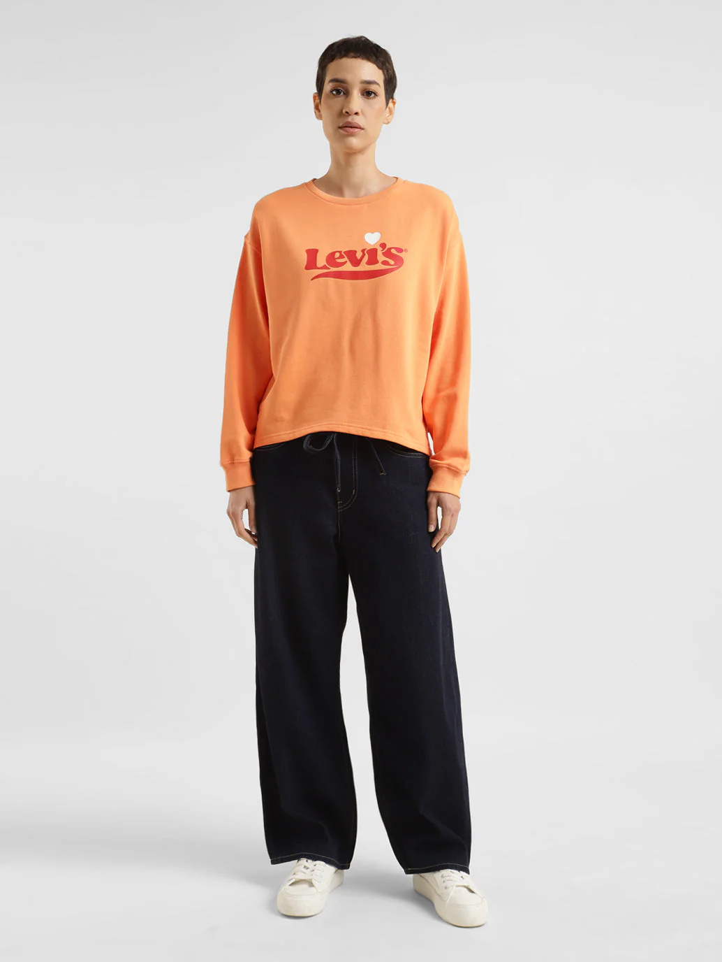 Women's Brand Logo Crew Neck Sweatshirt - Image 6