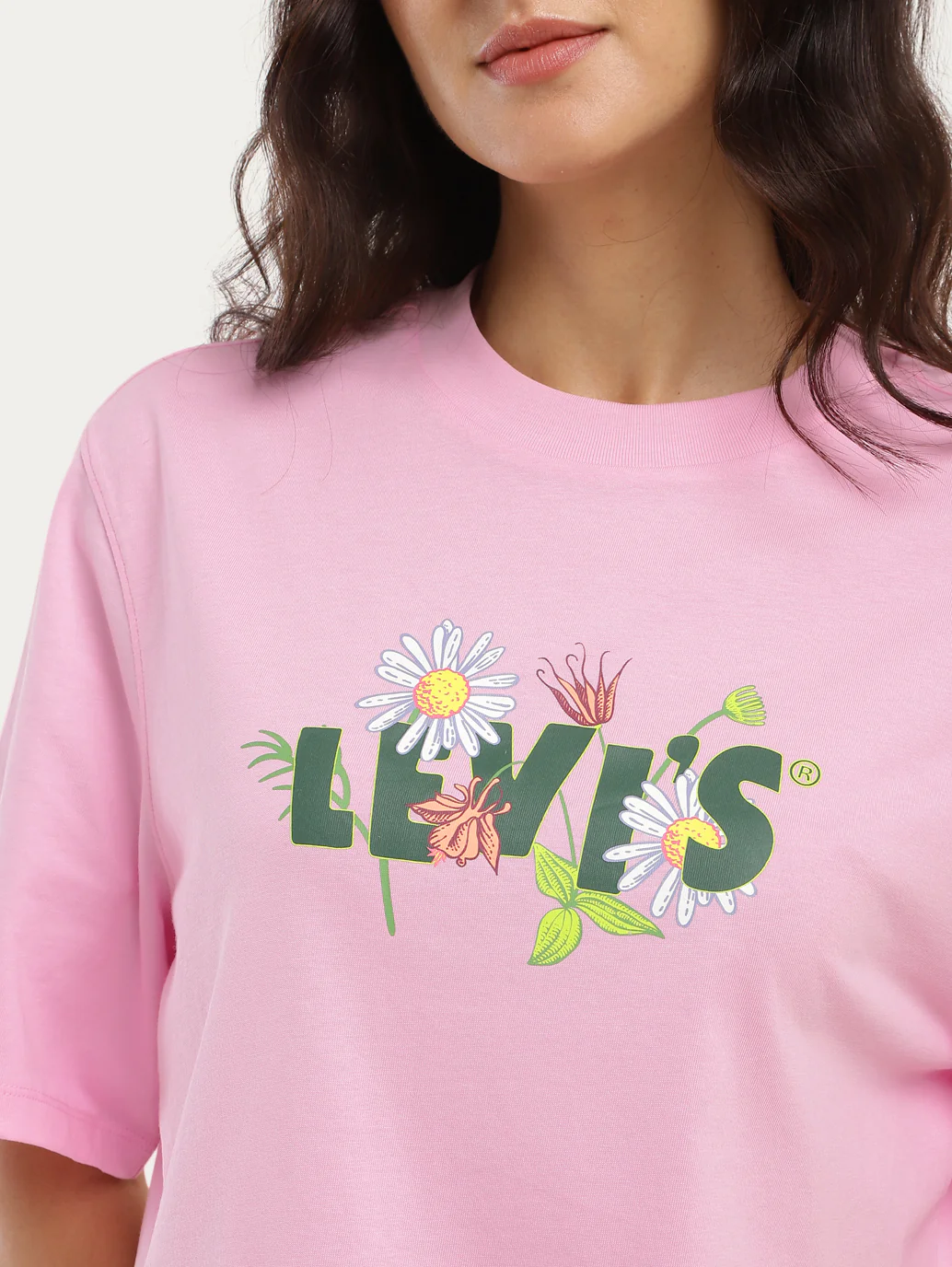 Women's Brand Logo Oversized T-Shirt - Image 4