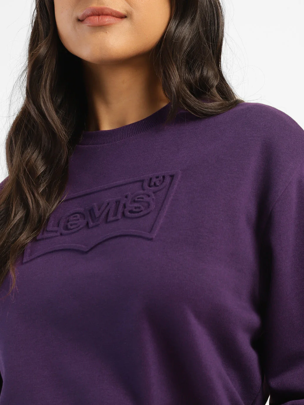 Women's Brand logo Regular Fit Crew Neck Sweatshirt - Image 5