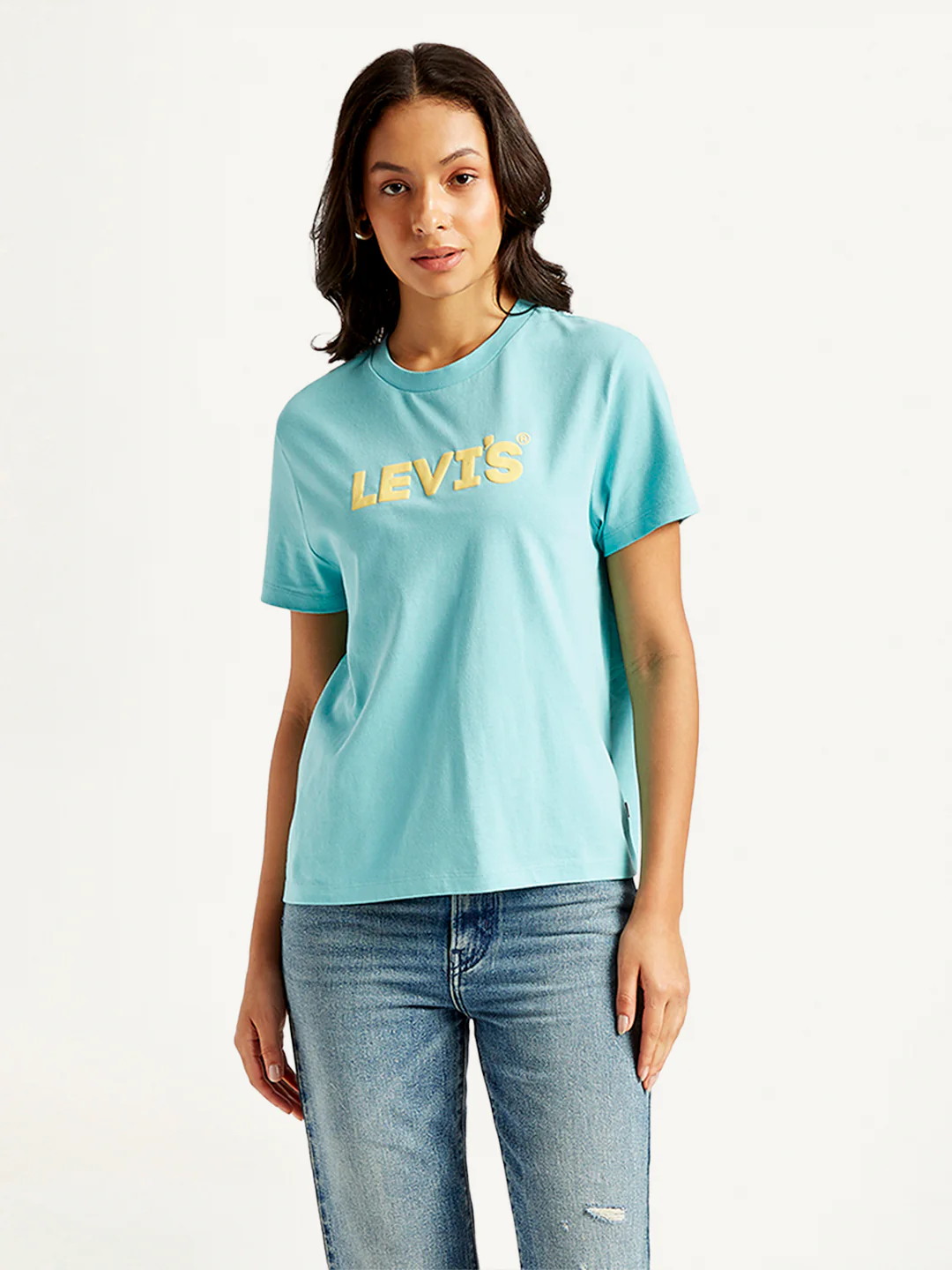 Women's Brand Logo Relaxed Fit T-shirt - Image 2