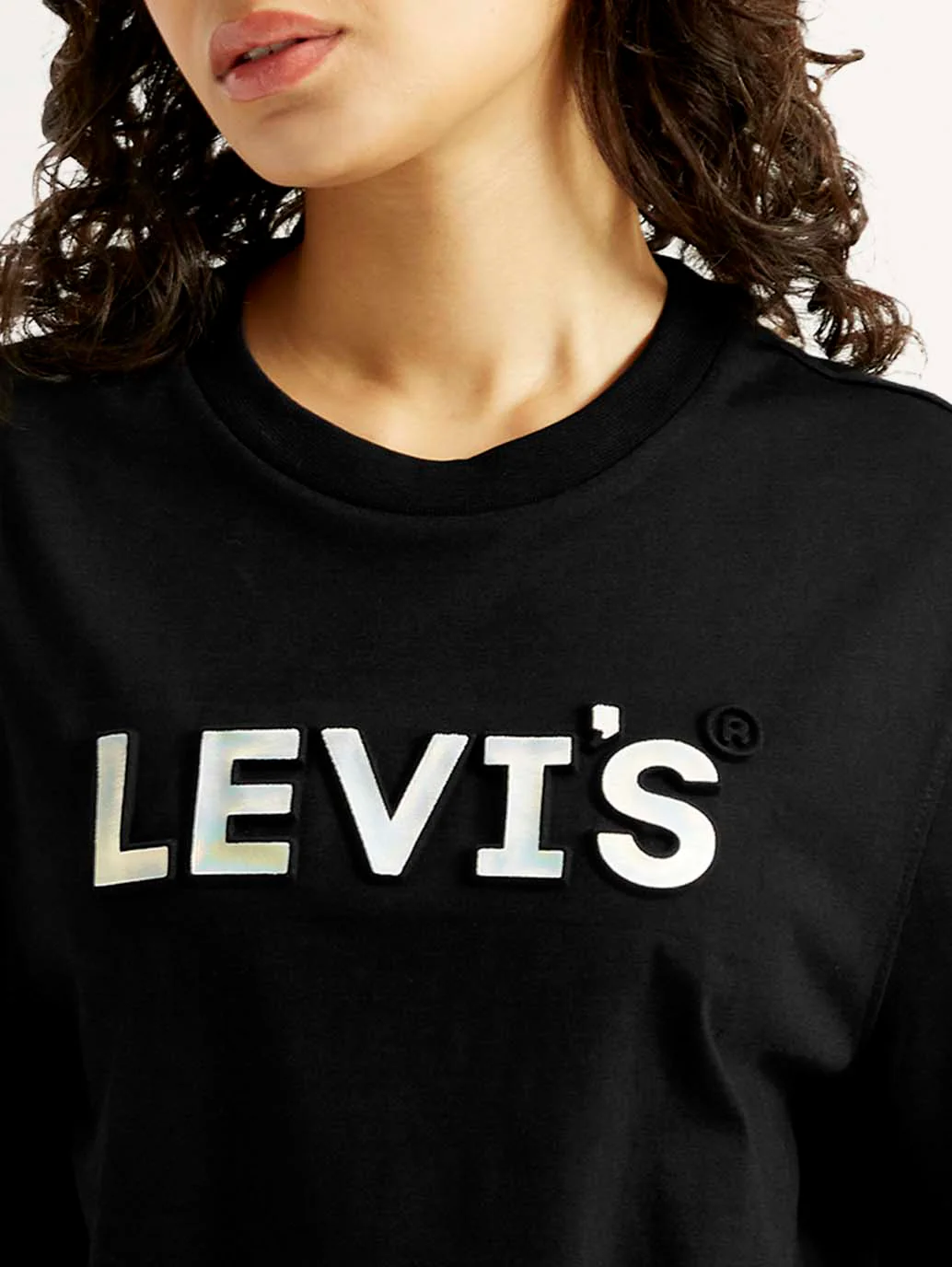 Women's Brand Logo Relaxed Fit T-shirt - Image 4