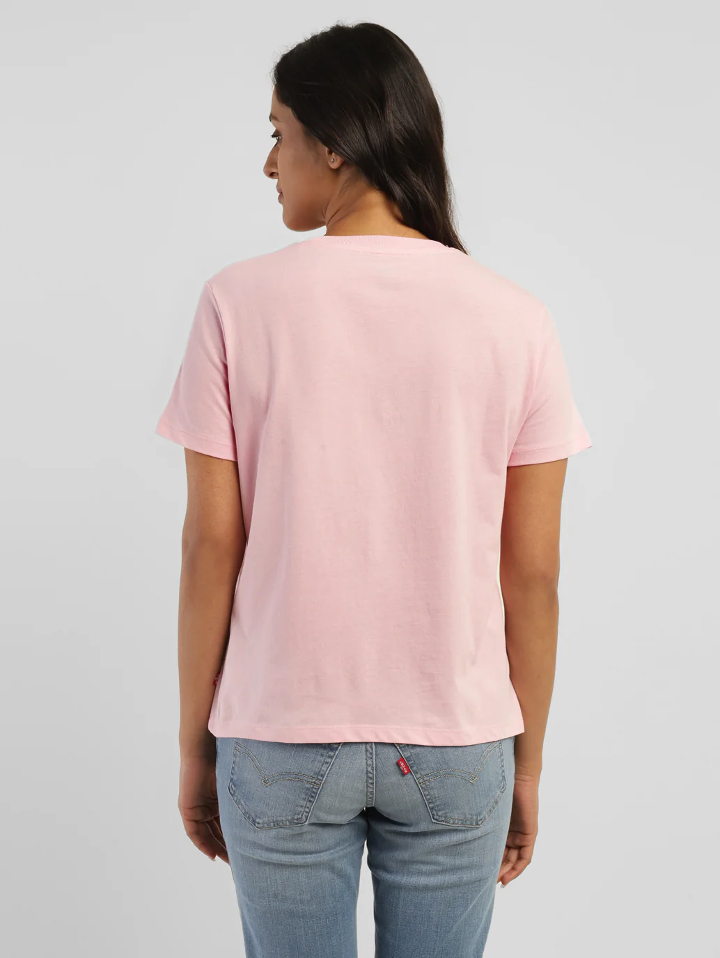 Women's Brand Logo Round Neck T-shirt - Image 3