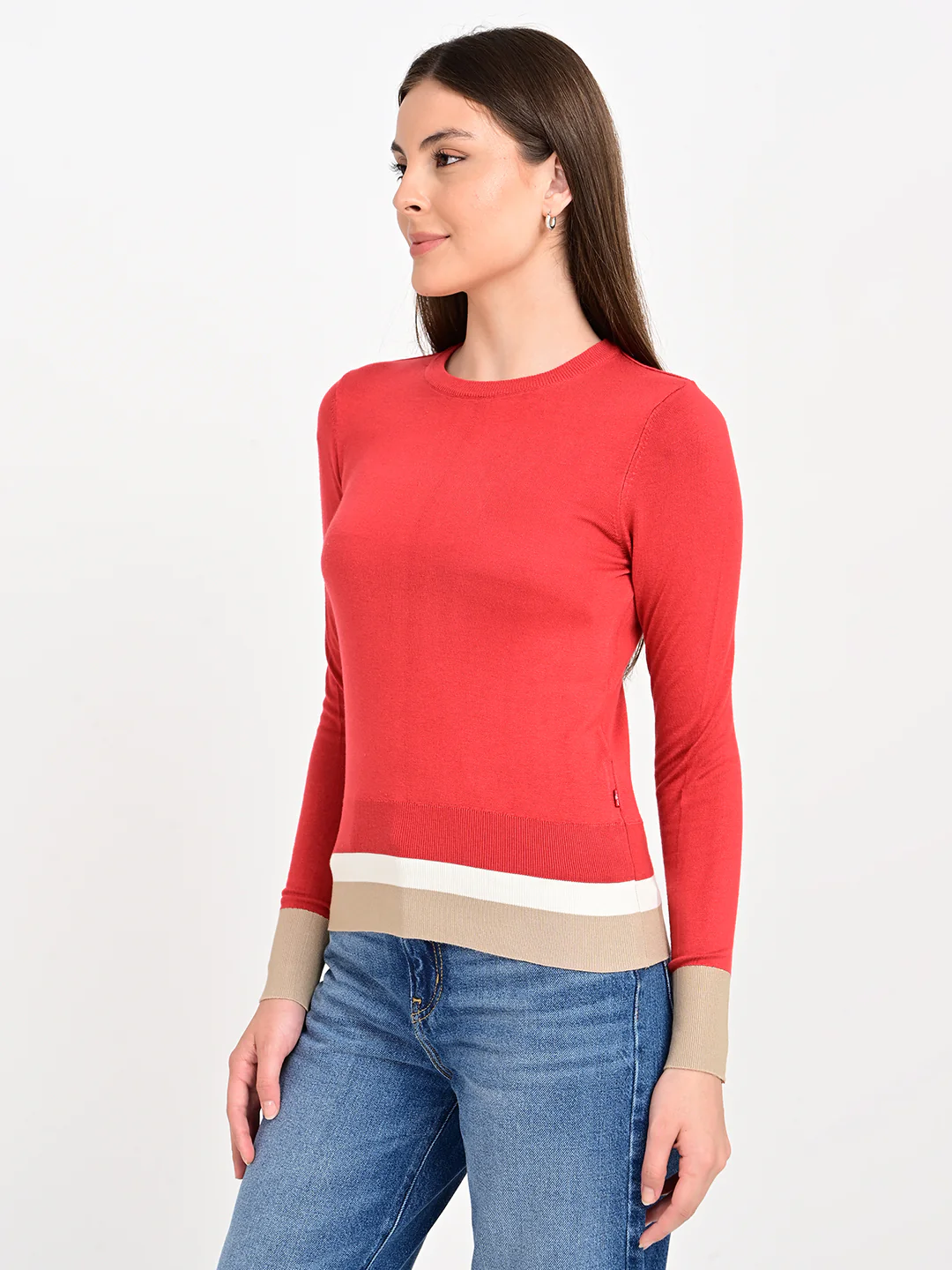 Women's Colorblock Regular Fit Top - Image 2