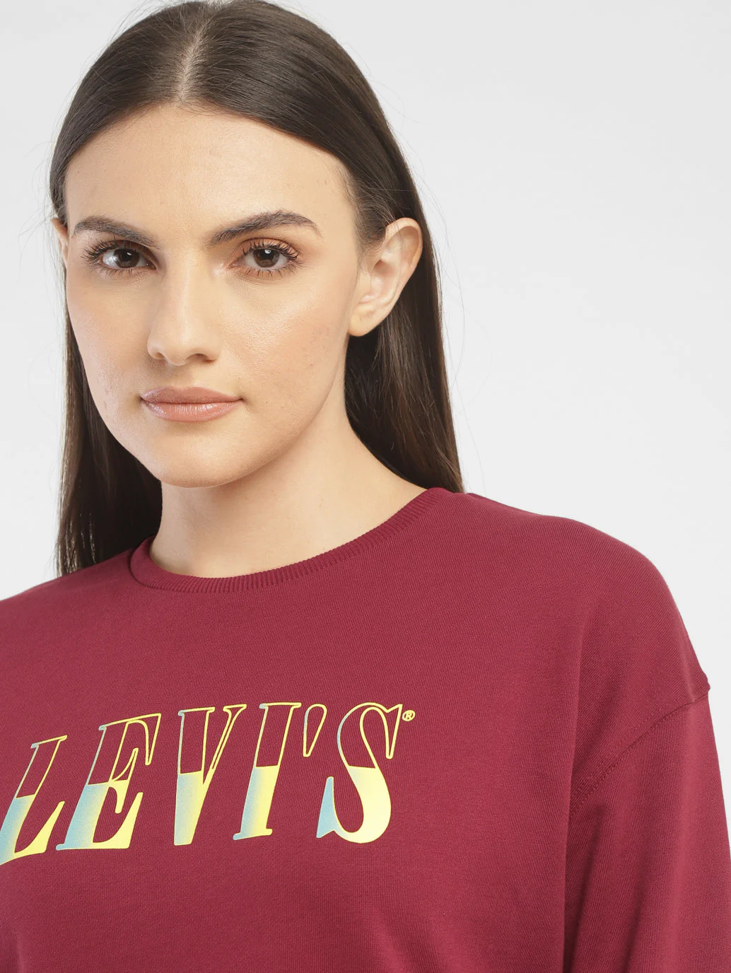 Women's Conversational Crew Neck Sweatshirt - Image 5