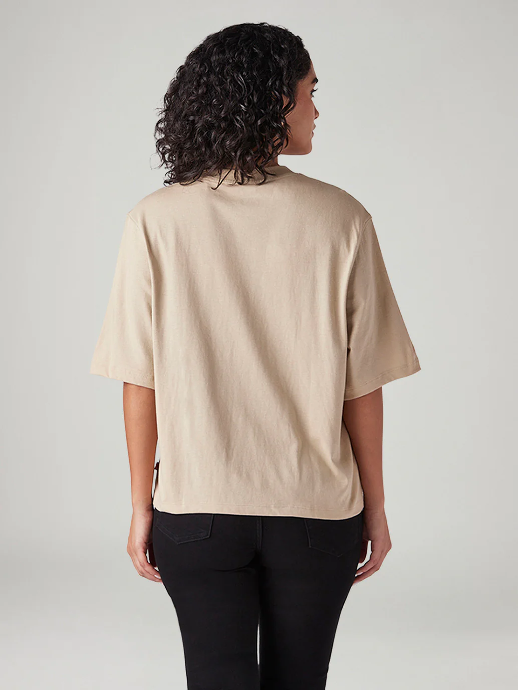 Women's Embroidered Relaxed Fit T-Shirt - Image 3