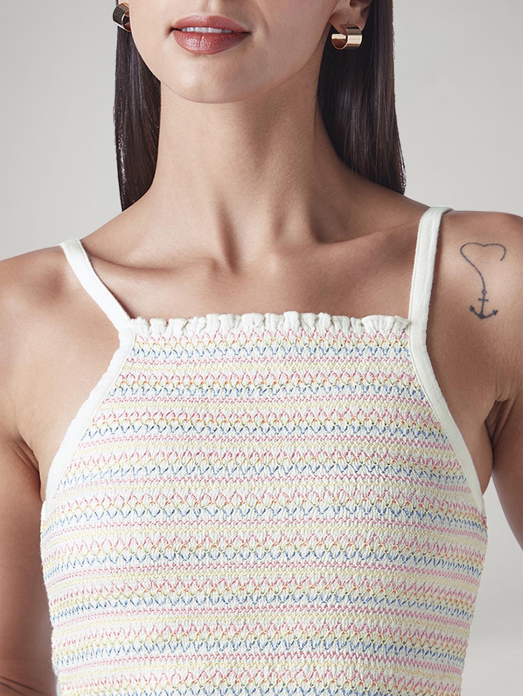 Women's Embroidered Slim Fit Top - Image 4