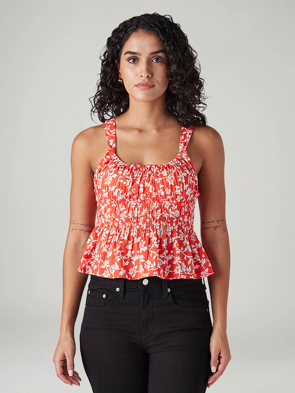 Women's Floral Regular Fit Top - Image 2