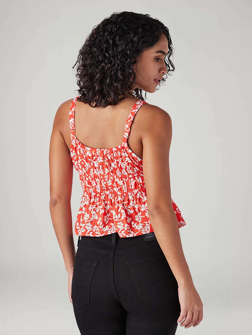 Women's Floral Regular Fit Top - Image 3