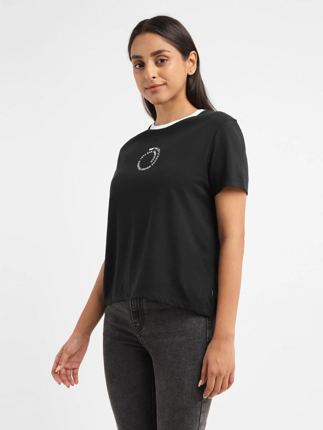 Women's Graphic Crew Neck T-shirt - Image 5