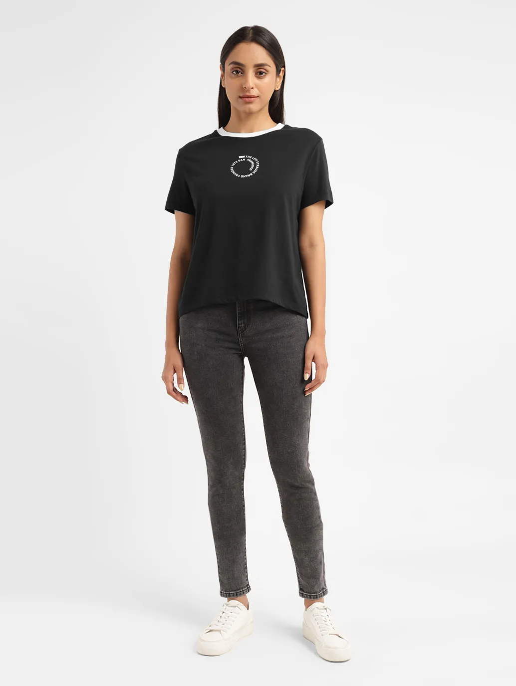 Women's Graphic Crew Neck T-shirt - Image 6
