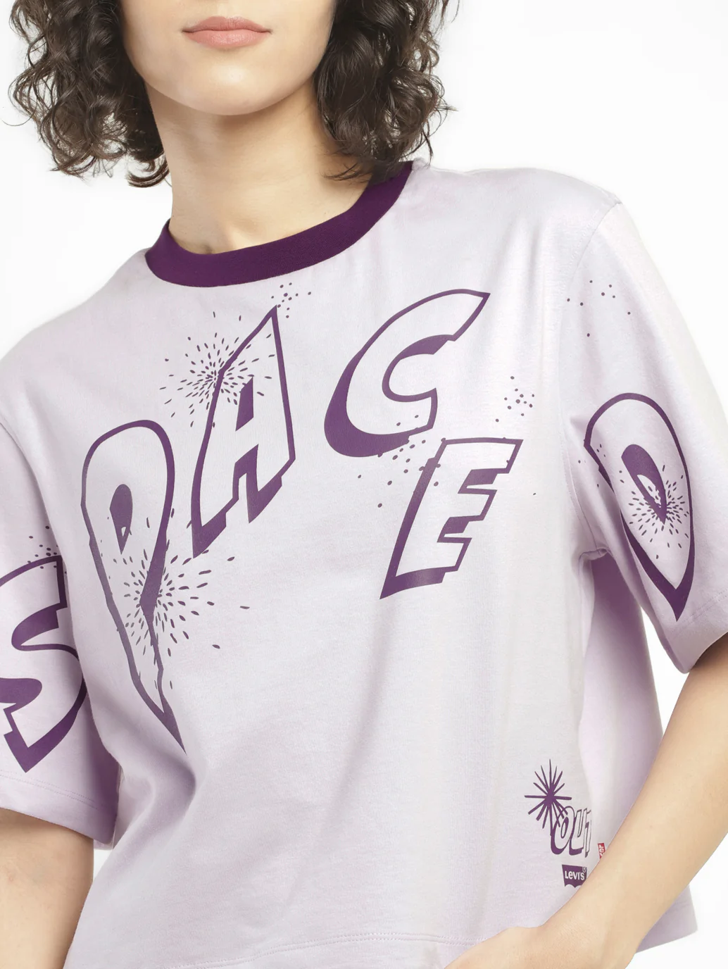 Women's Graphic Print Boxy T-shirt - Image 4