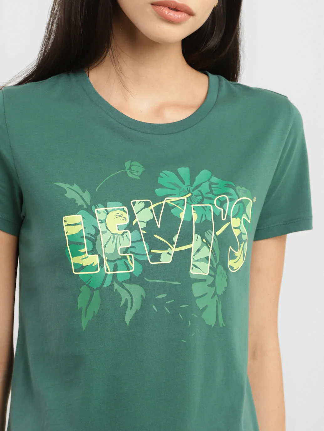 Women's Graphic Print Crew Neck T-shirt - Image 5