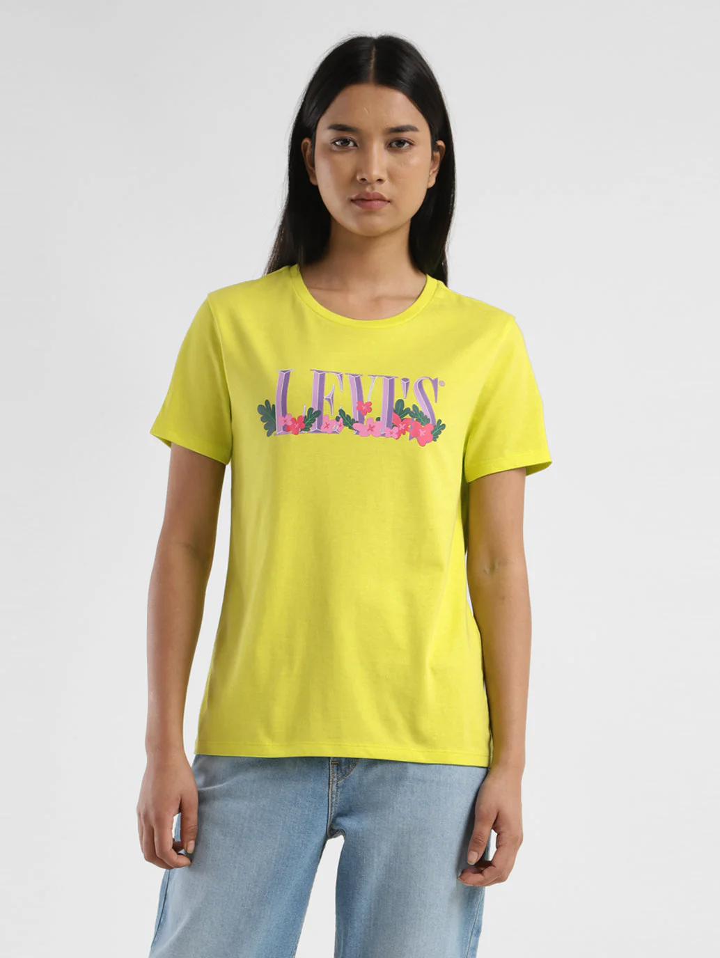 Women's Graphic Print Crew Neck T-shirt - Image 2