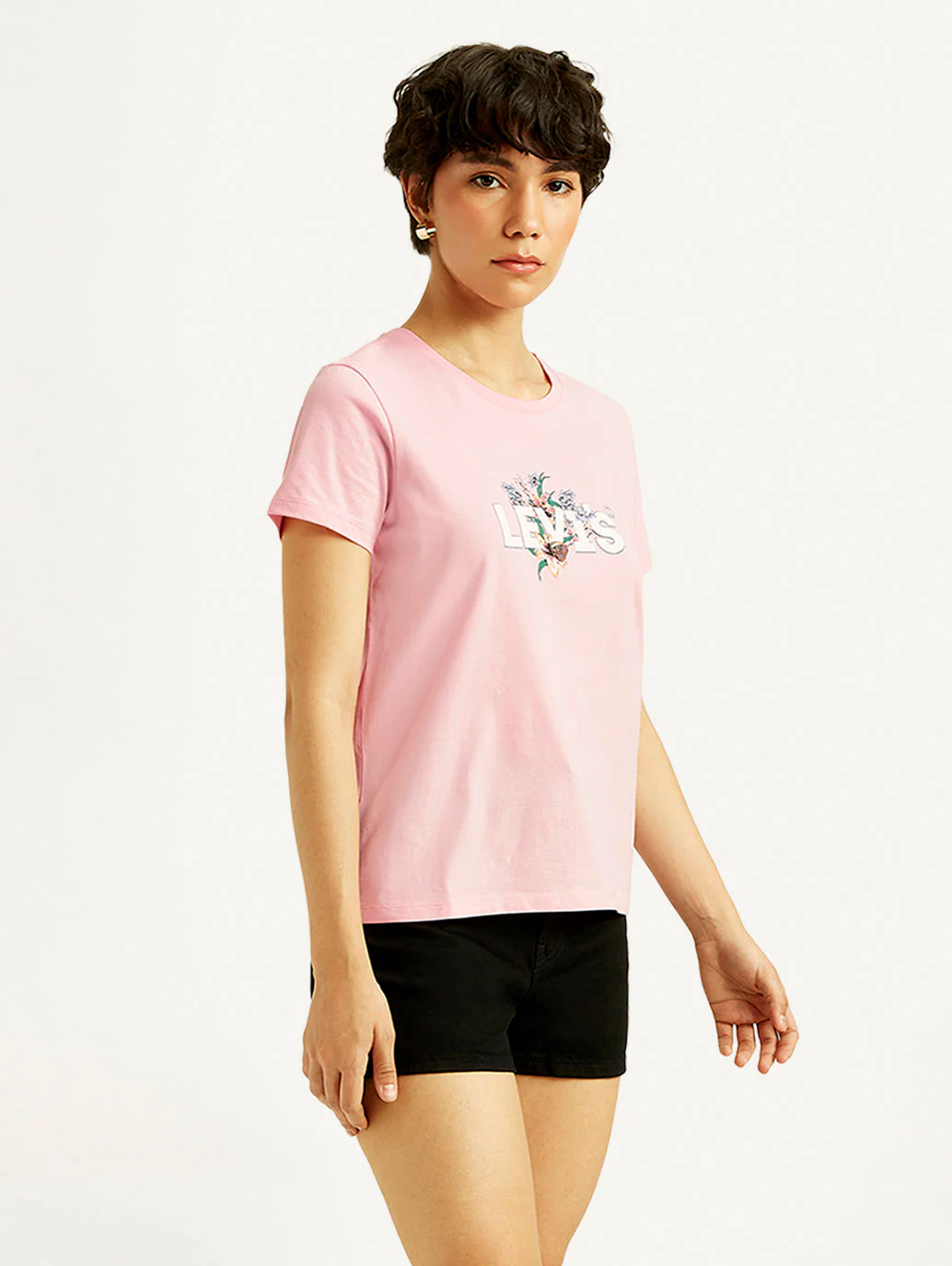 Women's Graphic Print Crew Neck T-shirt - Image 5