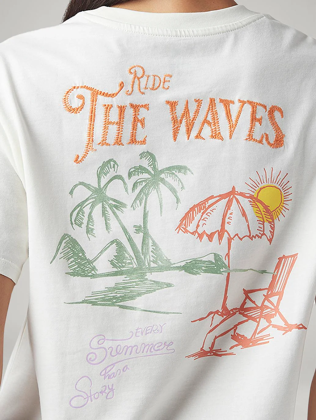 Women's Graphic Print Relaxed Fit T-Shirt - Image 3
