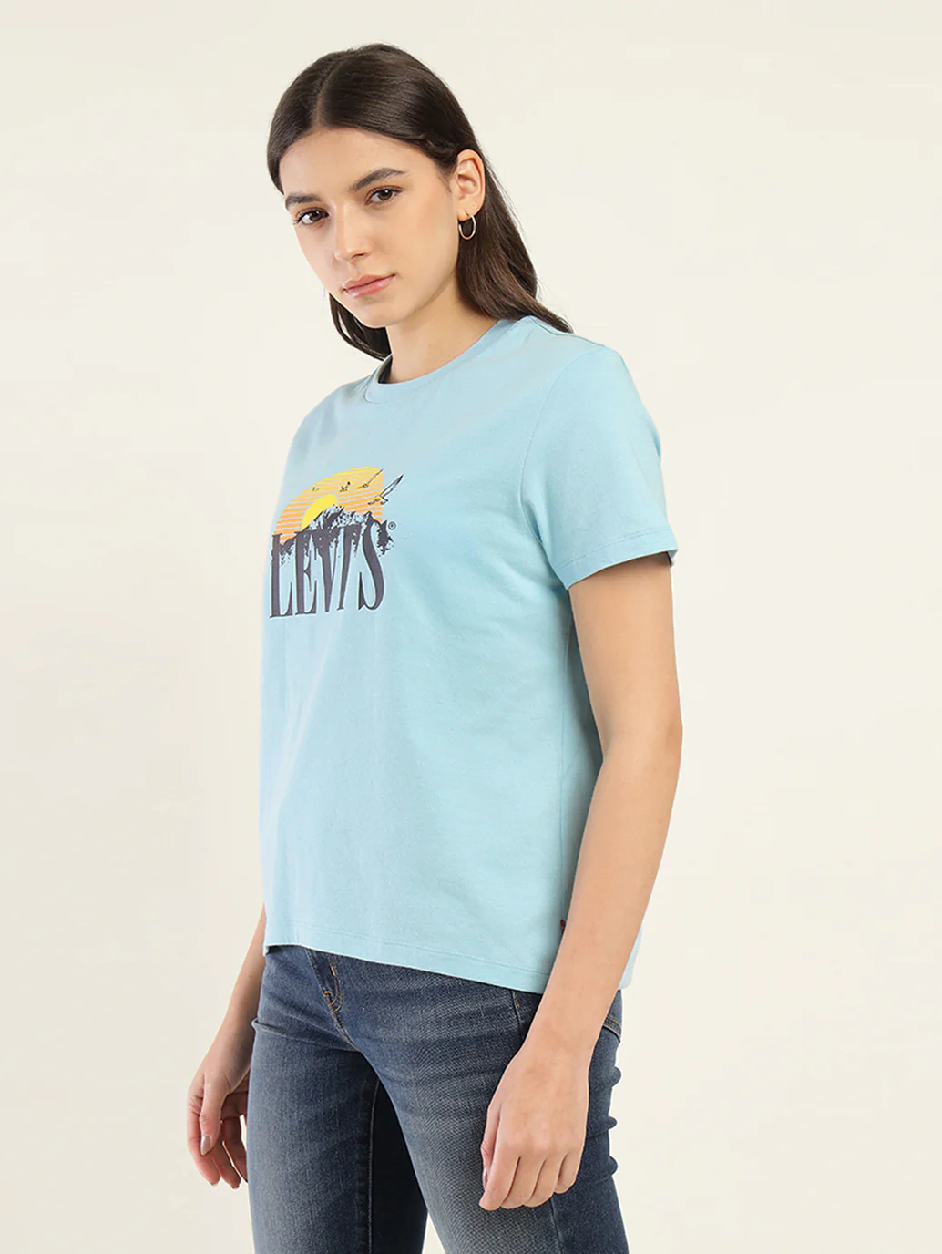 Women's Graphic Print Relaxed Fit T-shirt - Image 5
