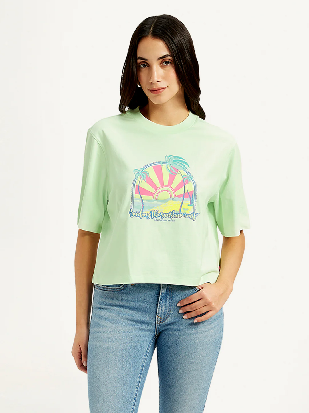 Women's Graphic Print Relaxed Fit T-shirts - Image 2