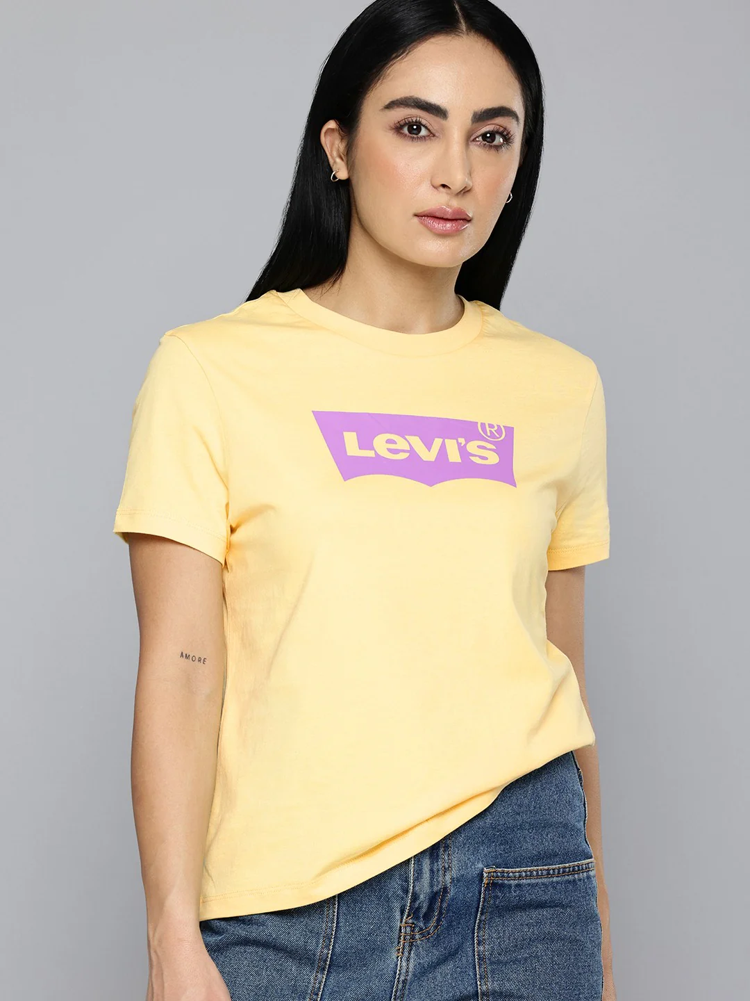 Women's Brand Logo Printed T-Shirt - Image 3