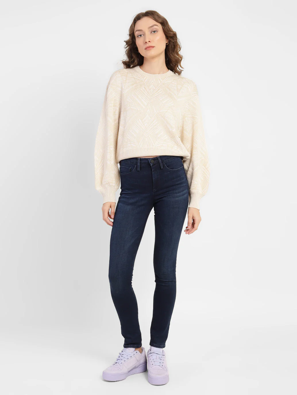 Women's 311 Blue Skinny Fit High Rise Jeans - Image 5