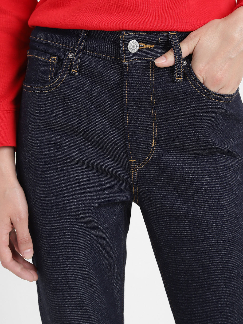 Women's 721 Indigo Skinny Fit High Rise Jeans - Image 6