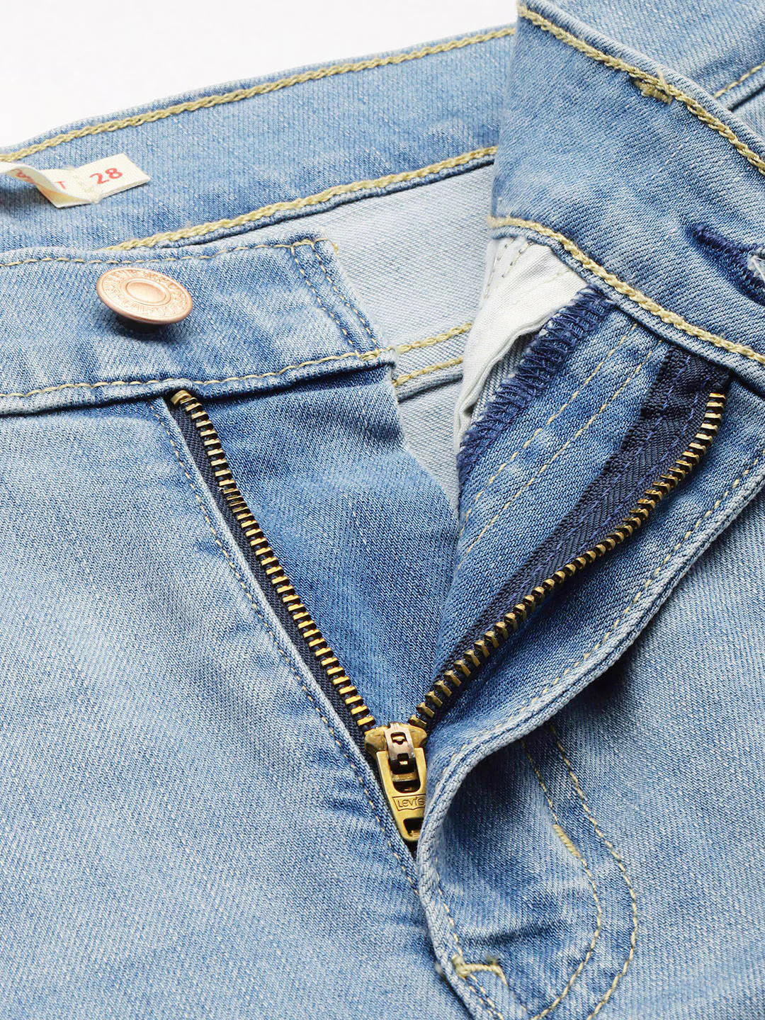 Women's 724 Blue Slim Straight Fit High Rise Jeans - Image 5