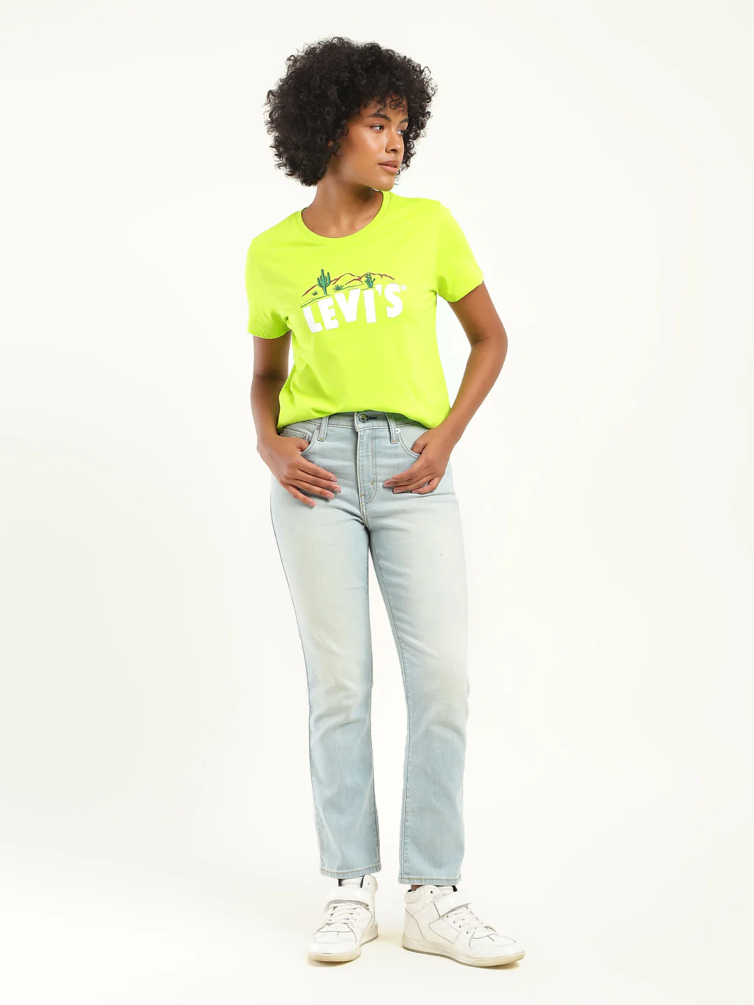 Women's 710 Blue Skinny Fit High Rise Jeans - Image 2