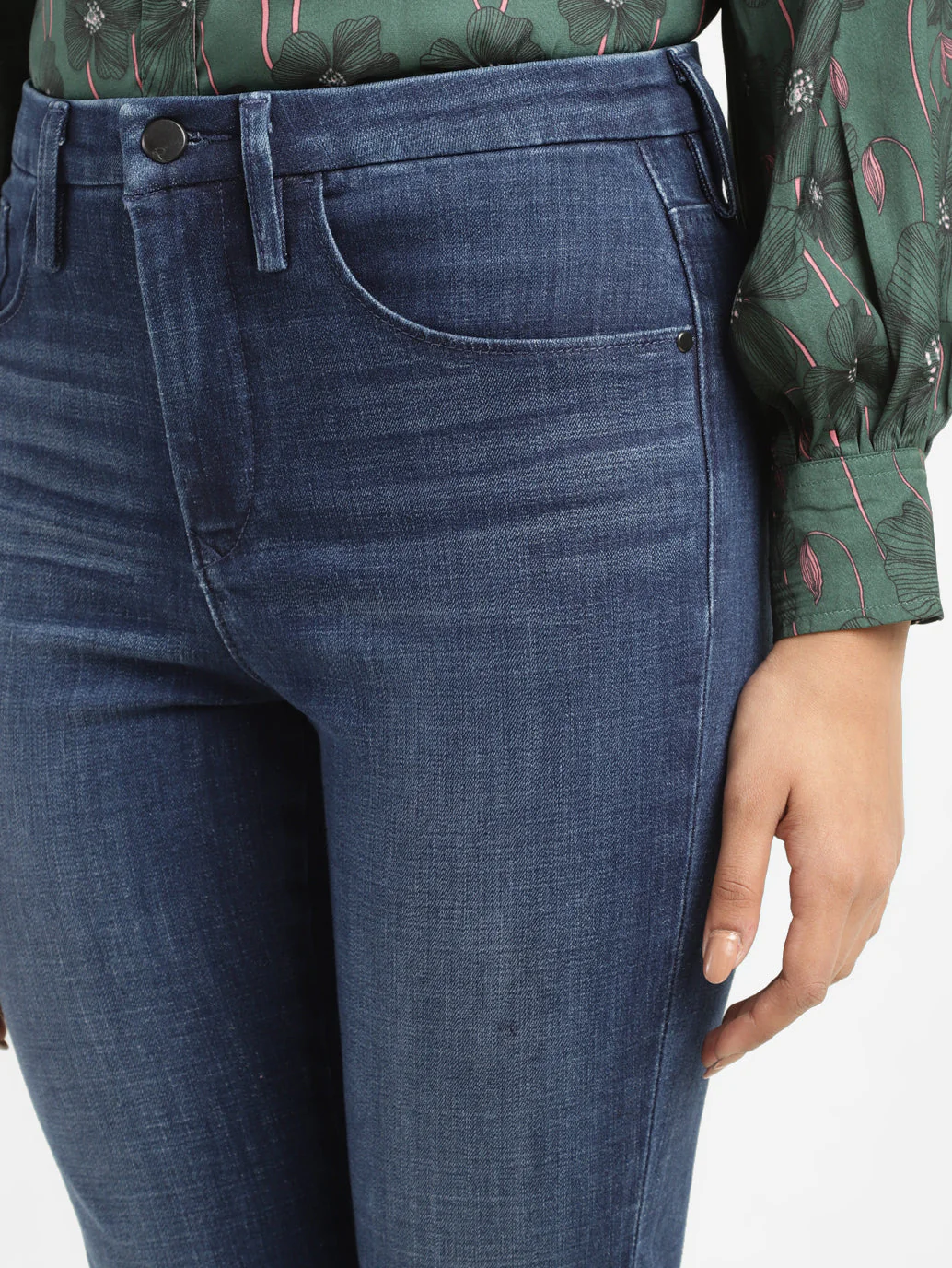 Women's Redloop 725 Blue Bootcut Fit High Rise Jeans - Image 5