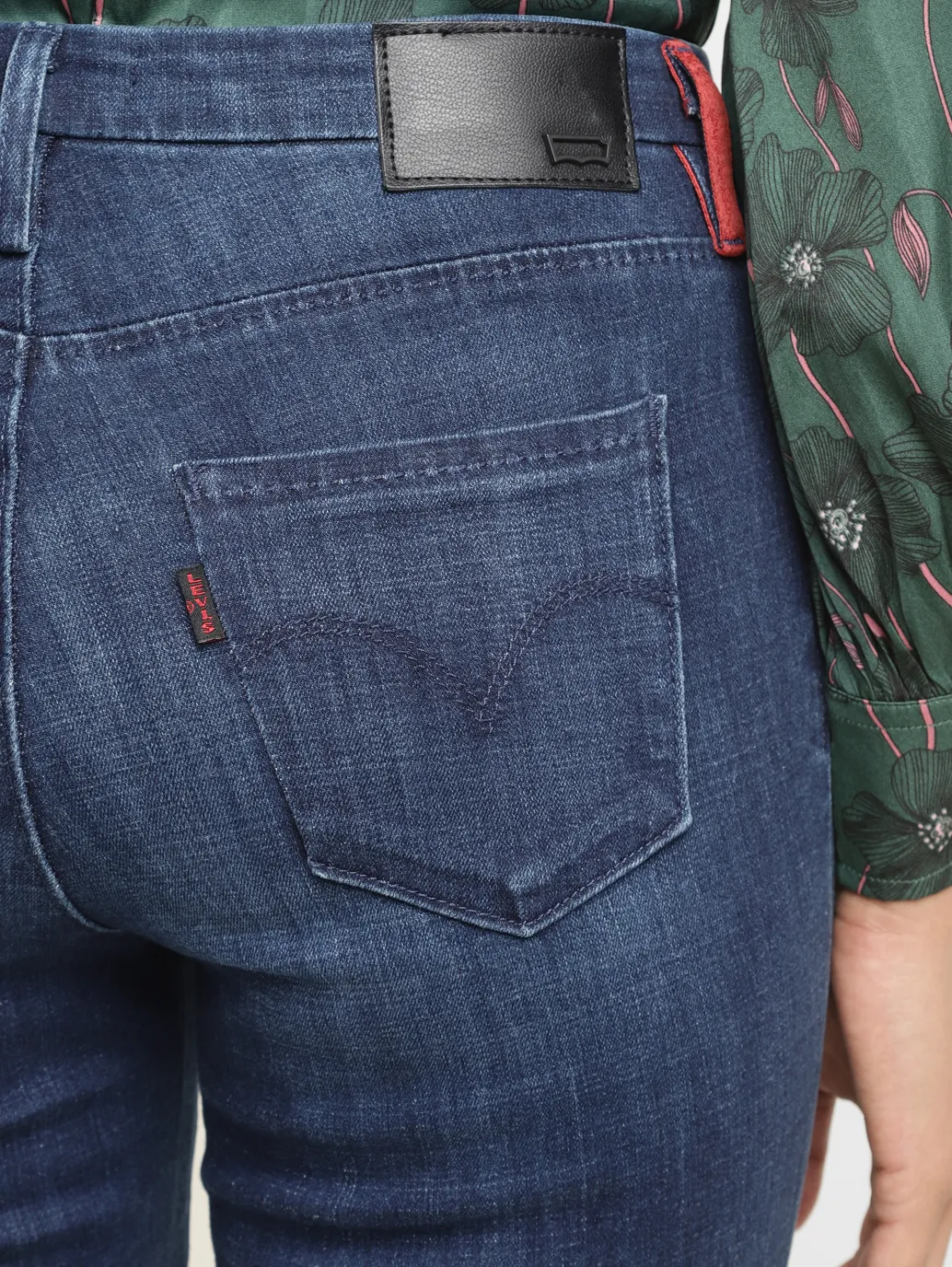 Women's Redloop 725 Blue Bootcut Fit High Rise Jeans - Image 7