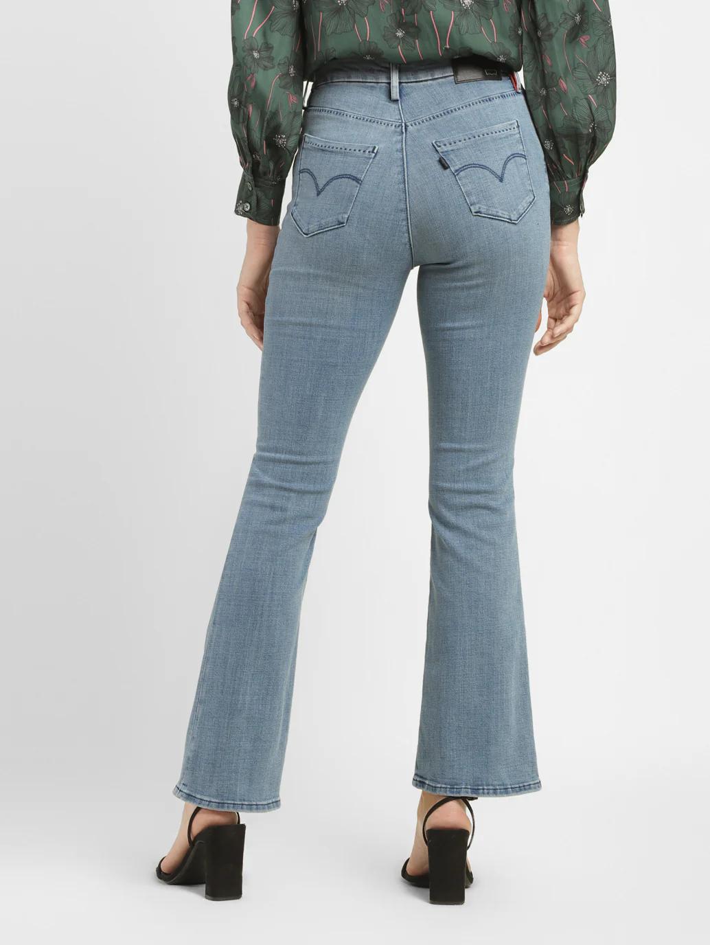 Women's Redloop 725 Blue Bootcut Fit High Rise Jeans - Image 2