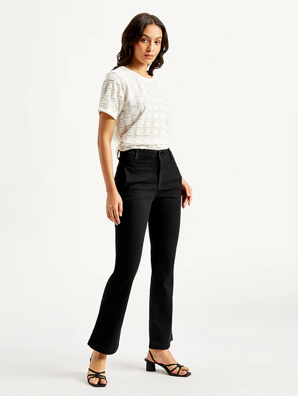 Women's Redloop 725 Black Bootcut Fit High Rise Jeans - Image 5