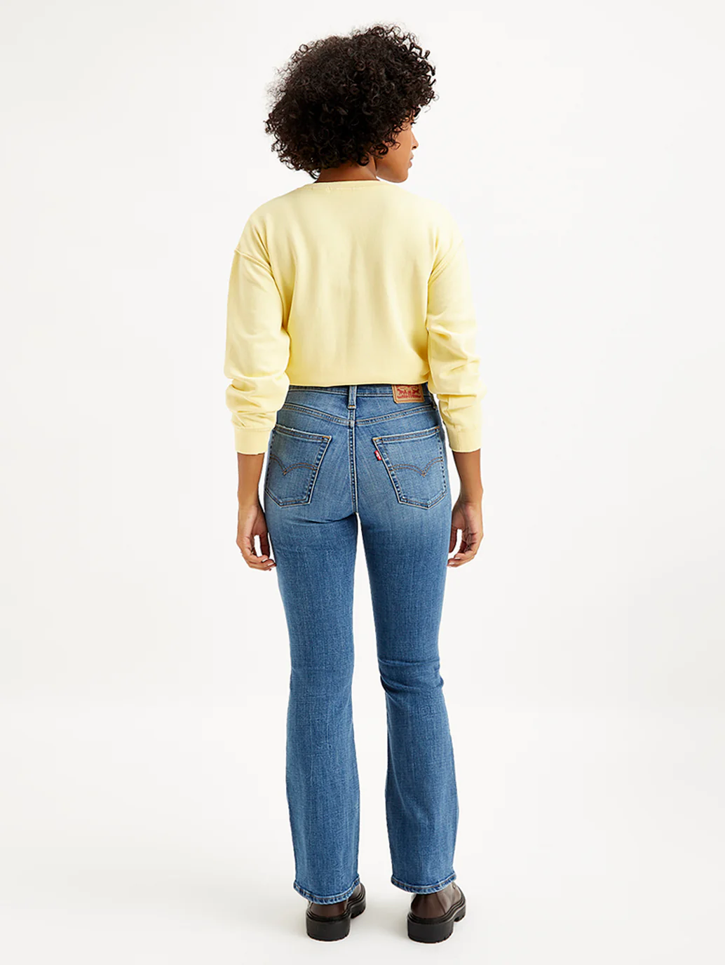 Women's 725 Blue Bootcut Fit High Rise Jeans - Image 5