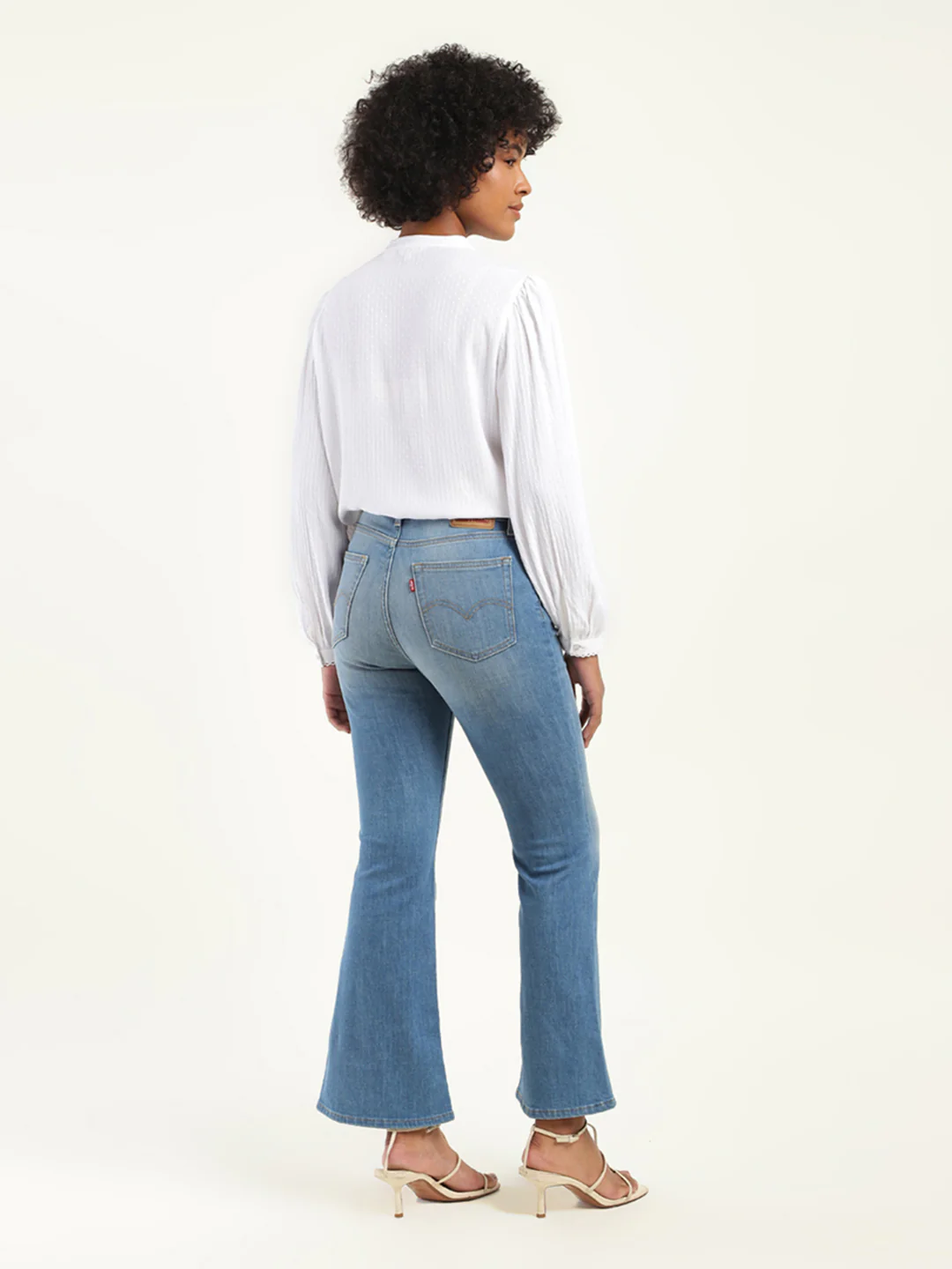 Women's 710 Blue Skinny Fit High Rise Jeans - Image 2