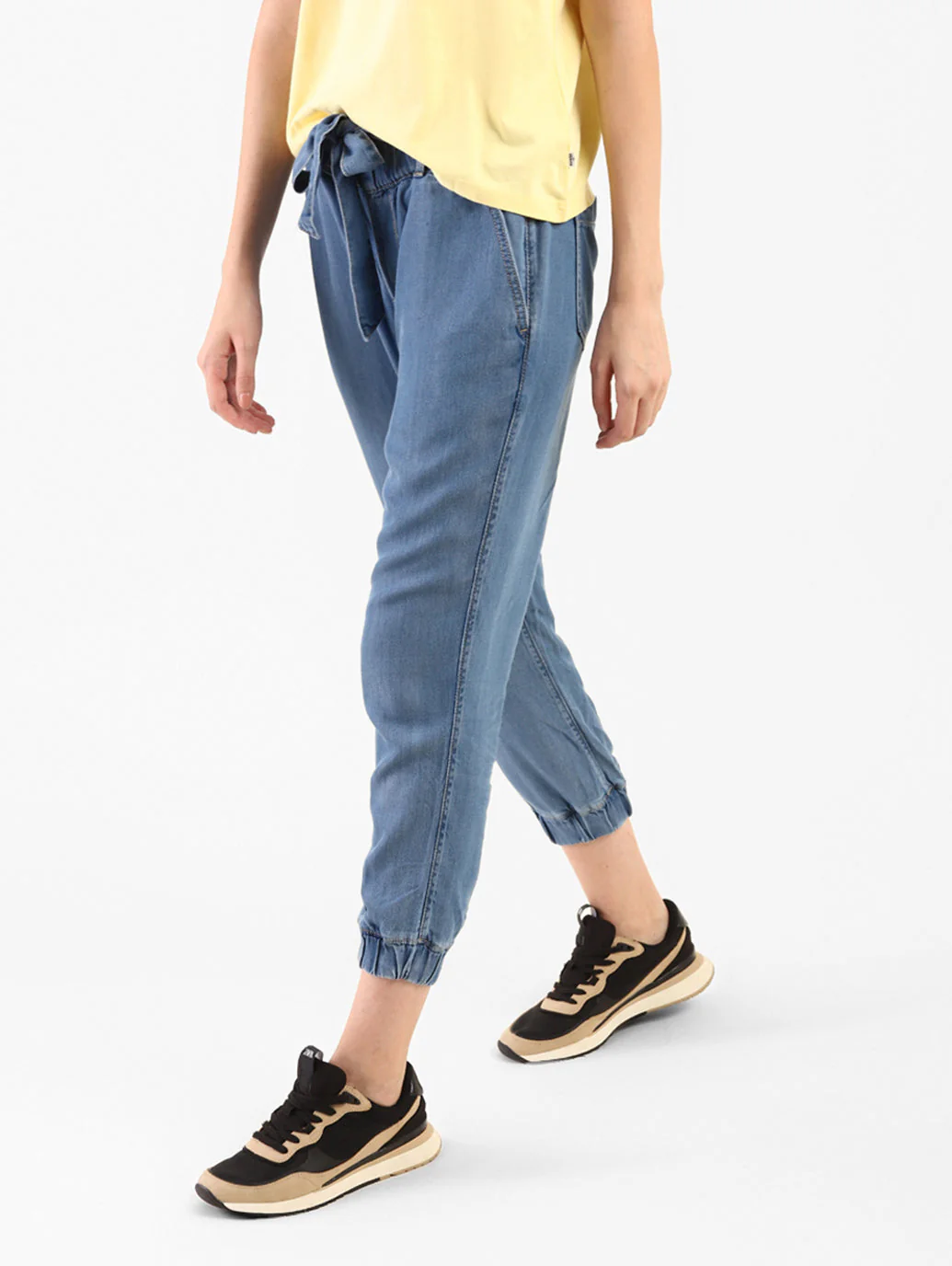 Women's High Rise Regular Fit Joggers - Image 4