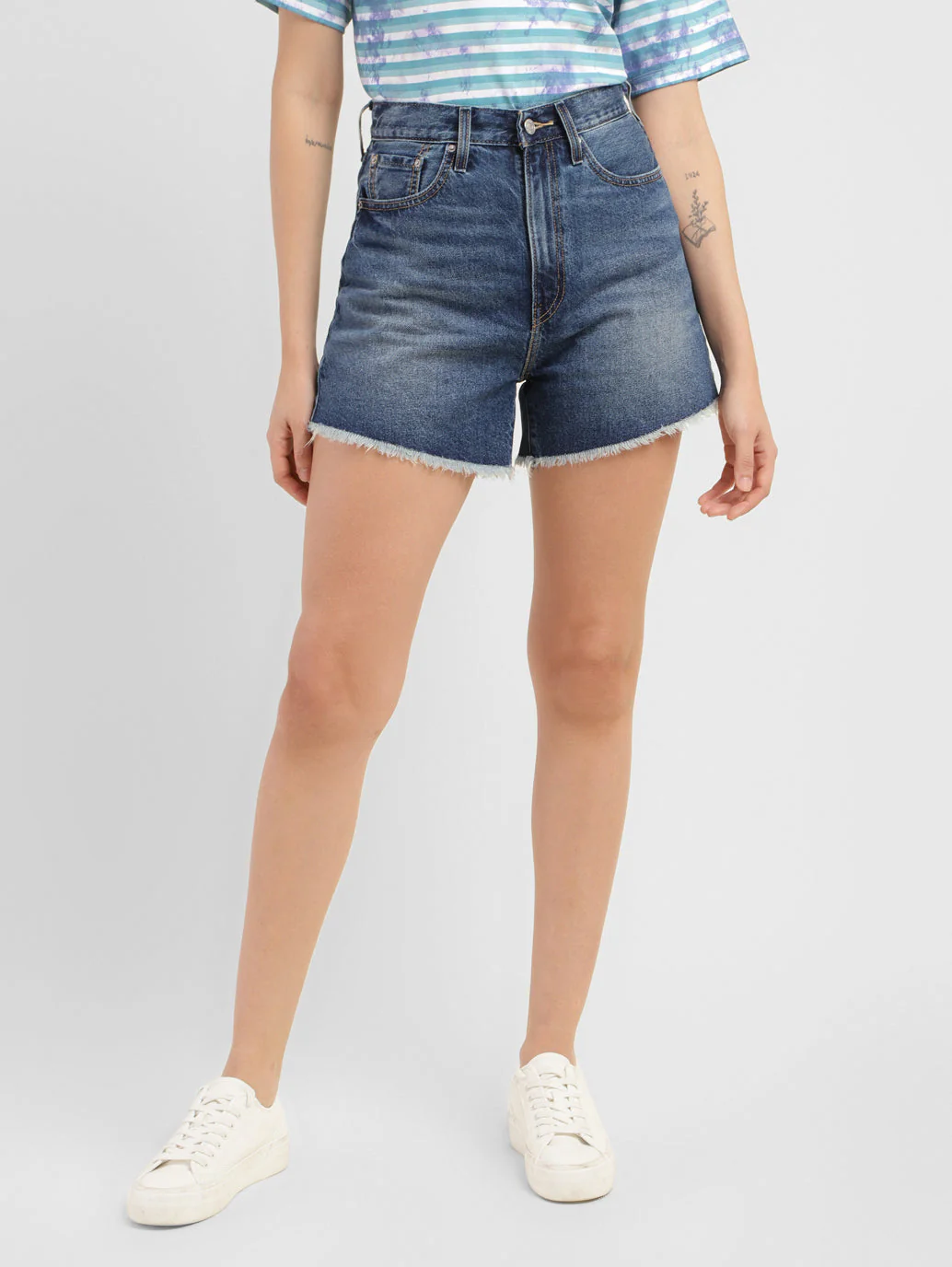 Women's High Rise Regular Fit Shorts - Image 2