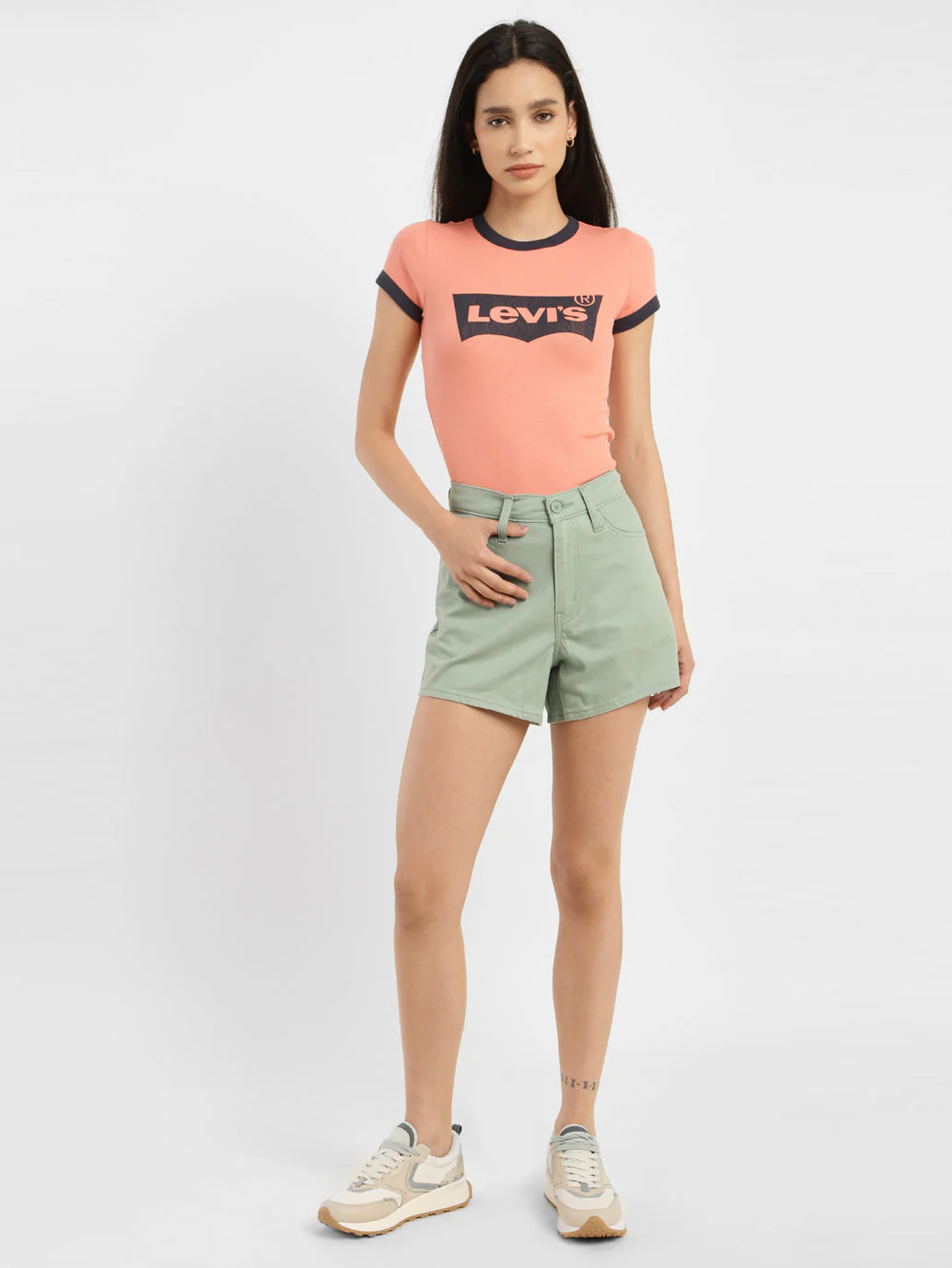 Women's High Rise Regular Fit Shorts - Image 2
