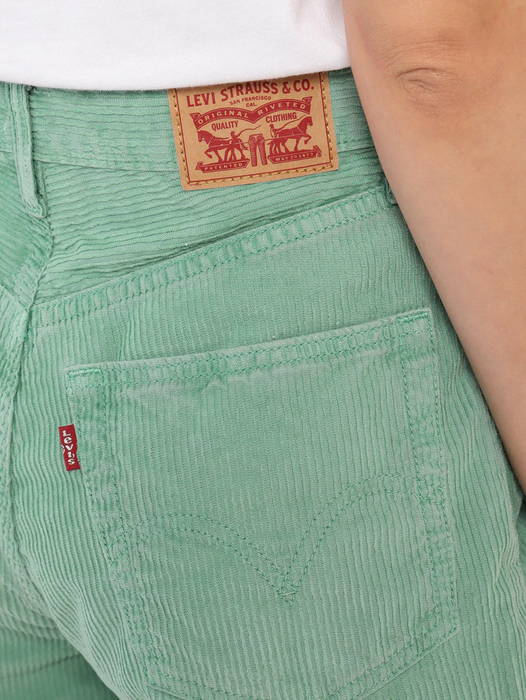 Women's Green Loose Fit High Rise Jeans - Image 7