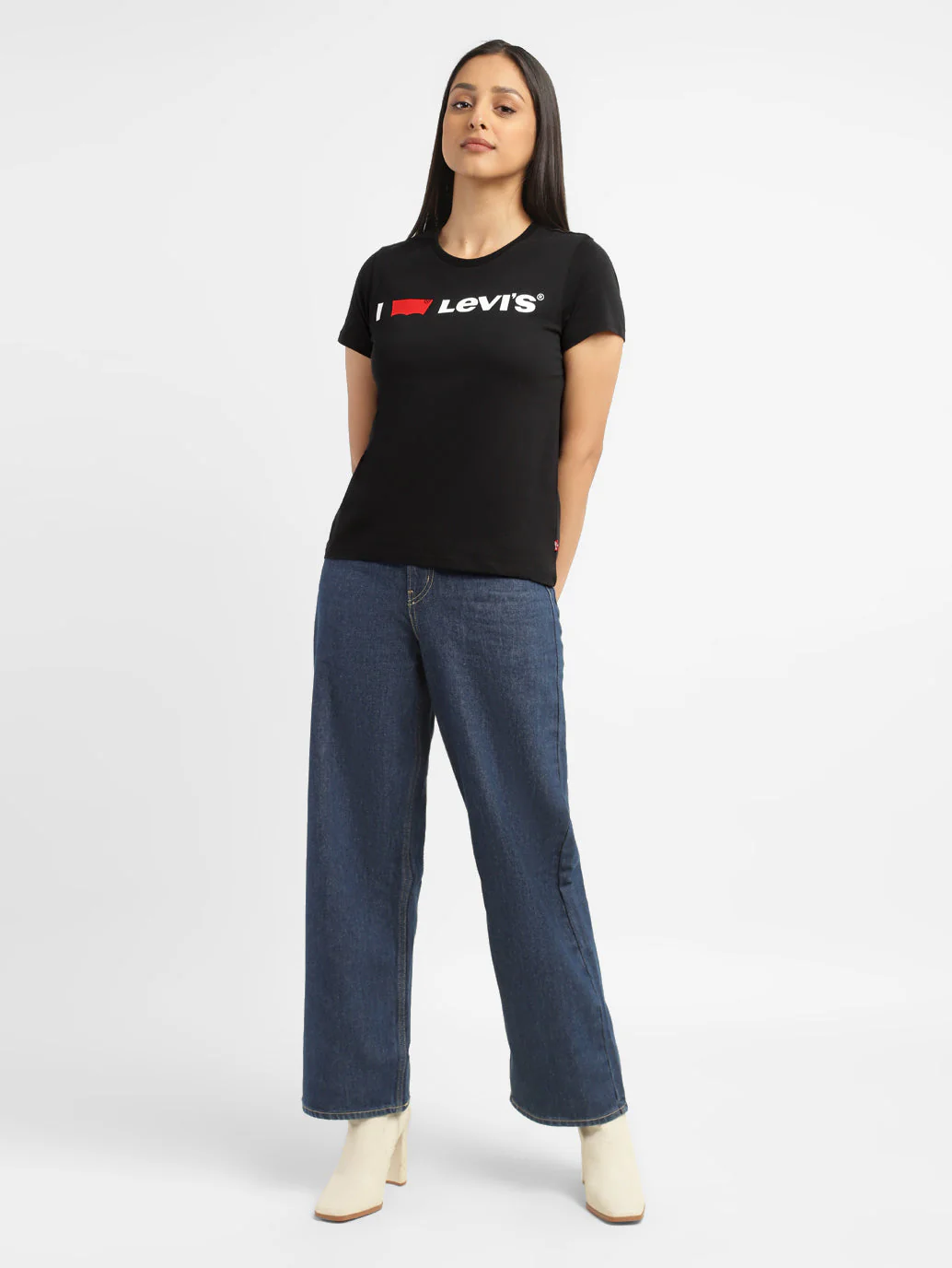 Women's Brand Logo Regular Fit T-shirt - Image 5