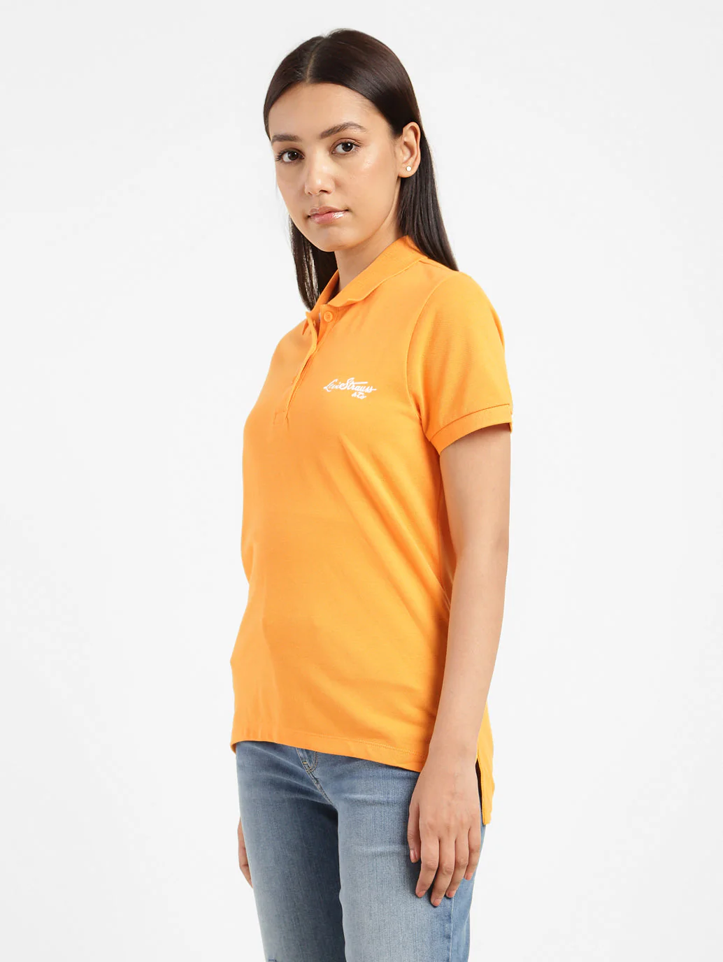Women's Solid Polo T-shirt - Image 7