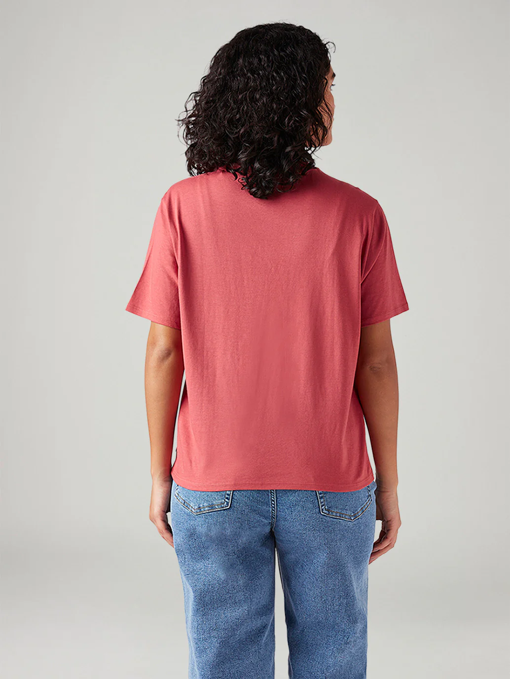 Women's Logo Printed Relaxed Fit T-Shirt - Image 3